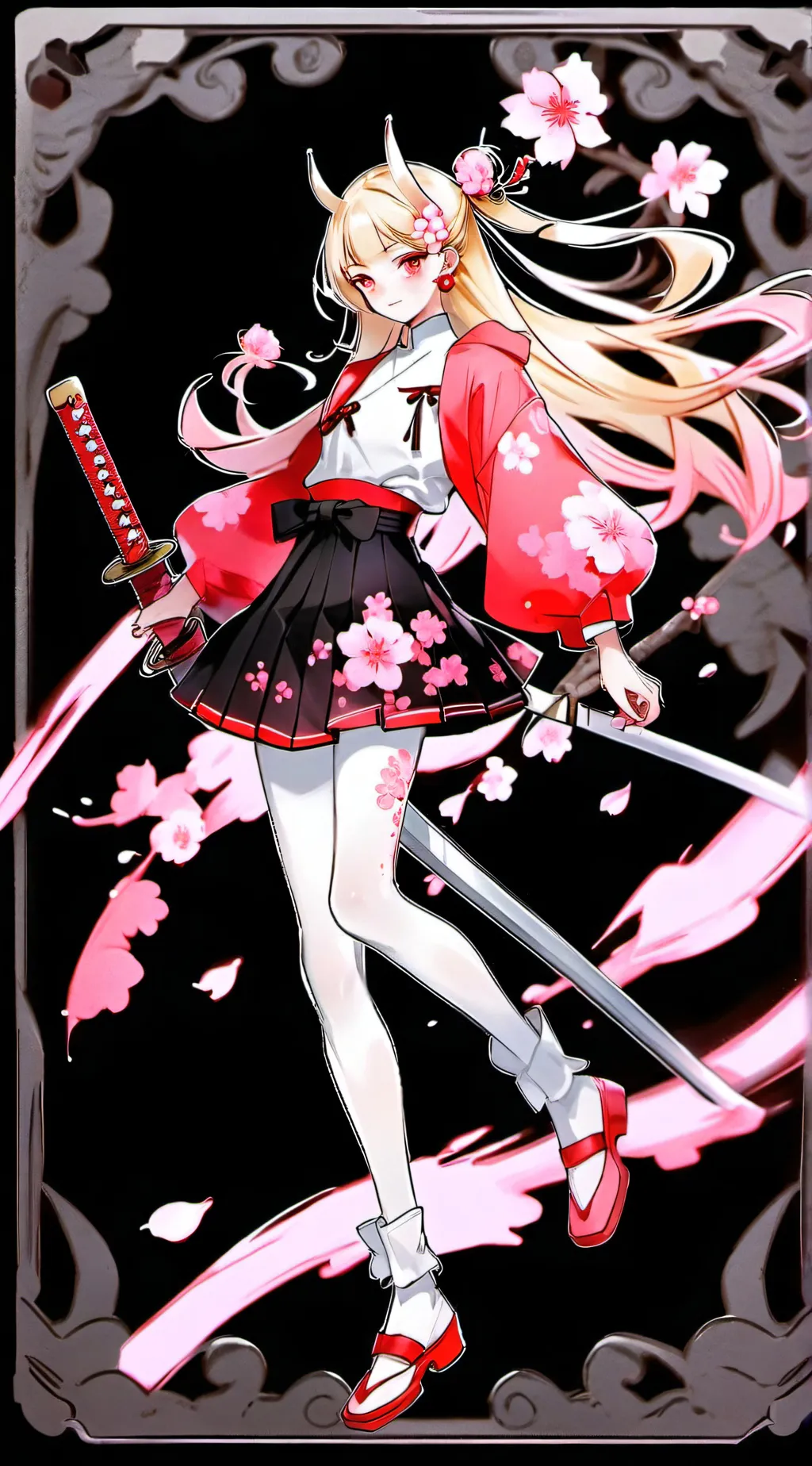 ai character: Samari fugoki background