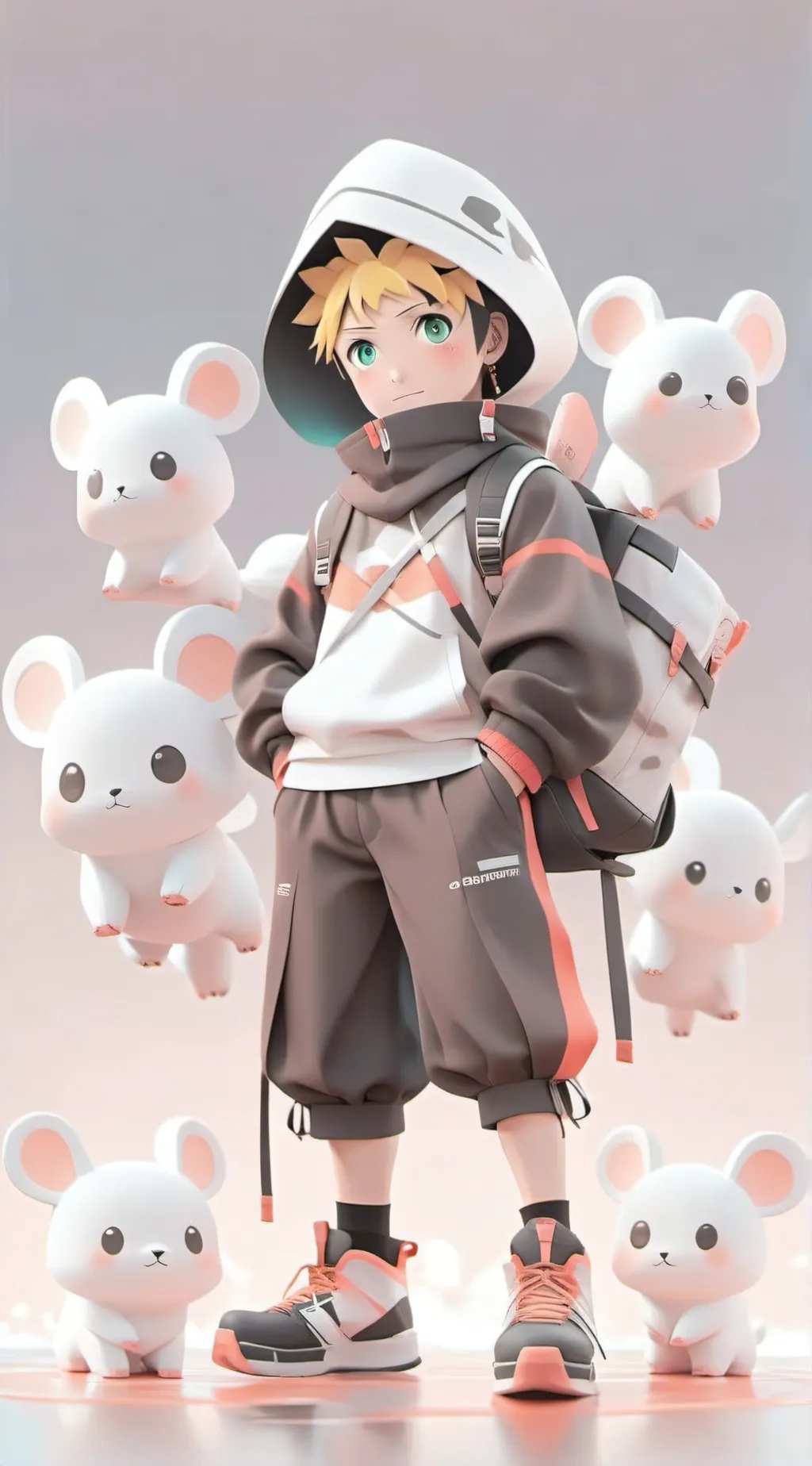 ai character: Naruto  background