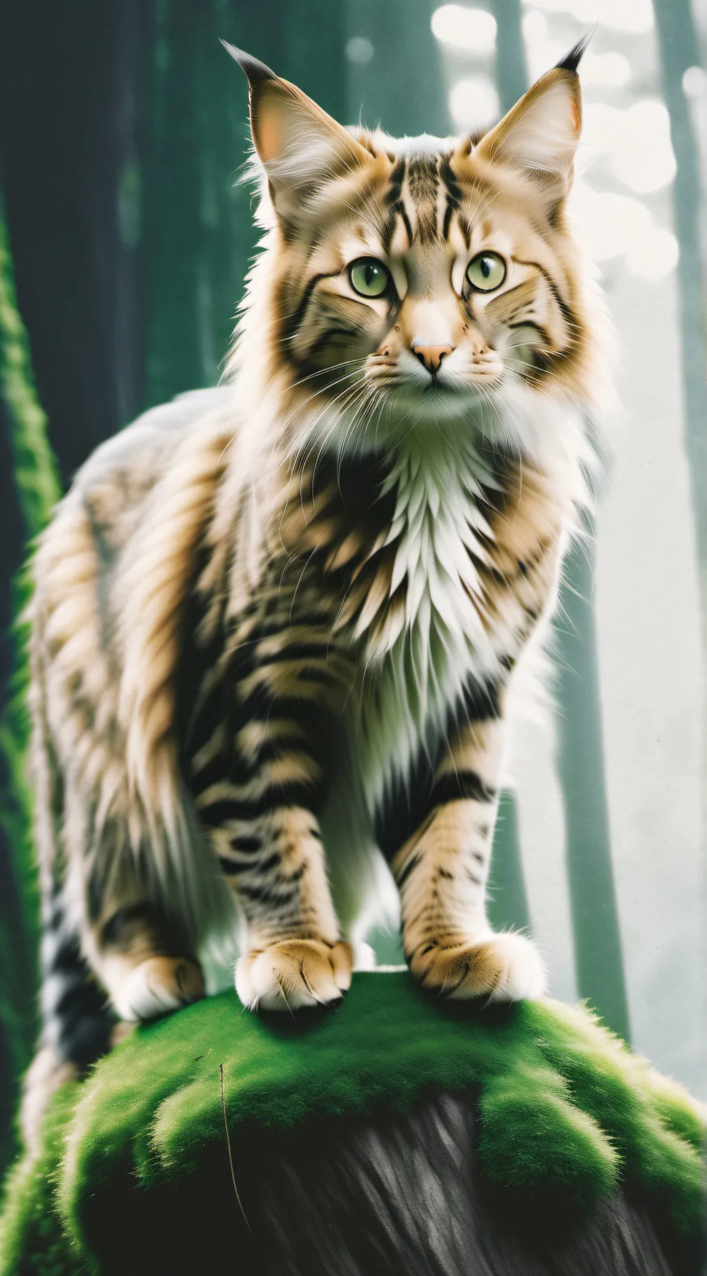 ai character: MAMA CAT background