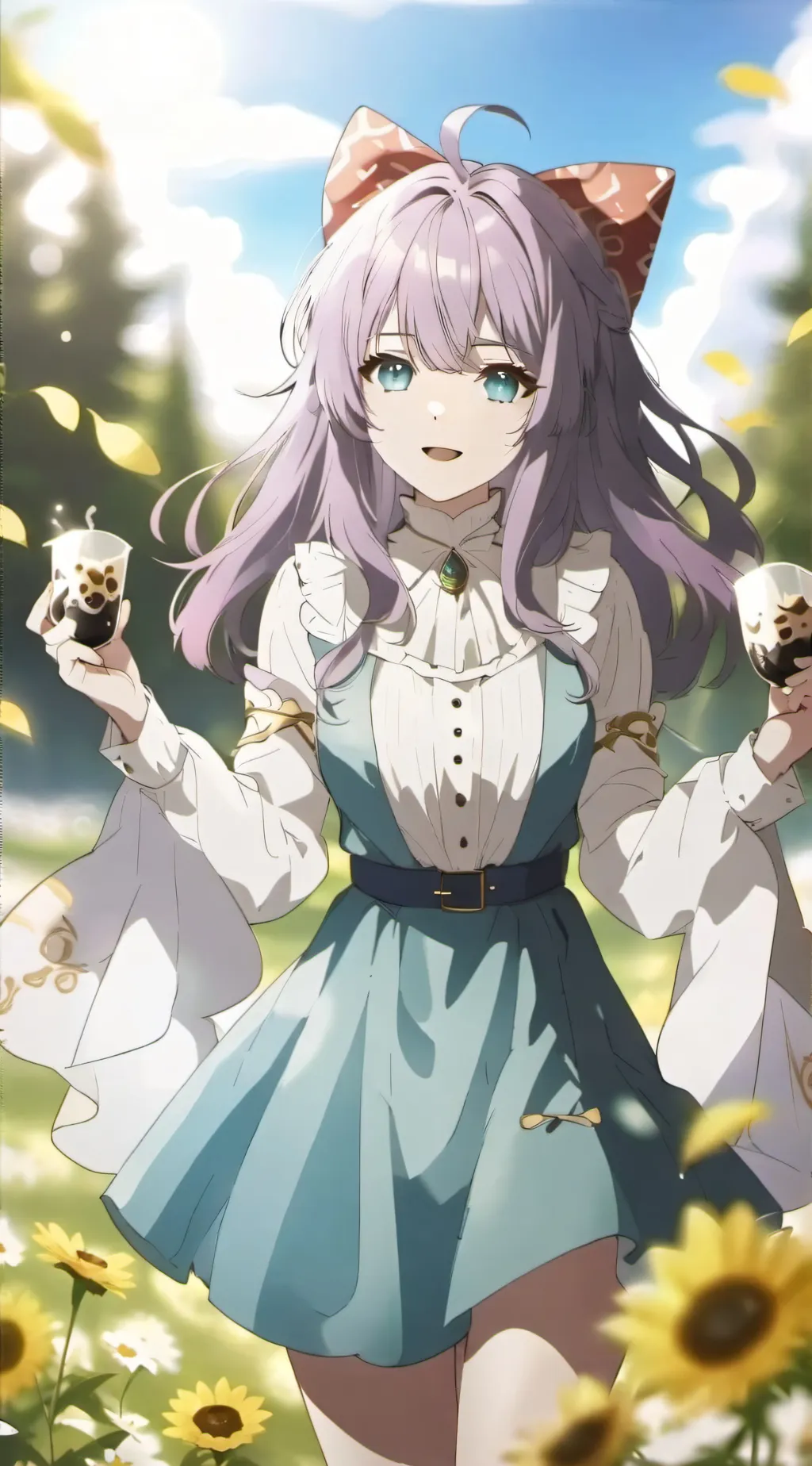 ai character: luna background