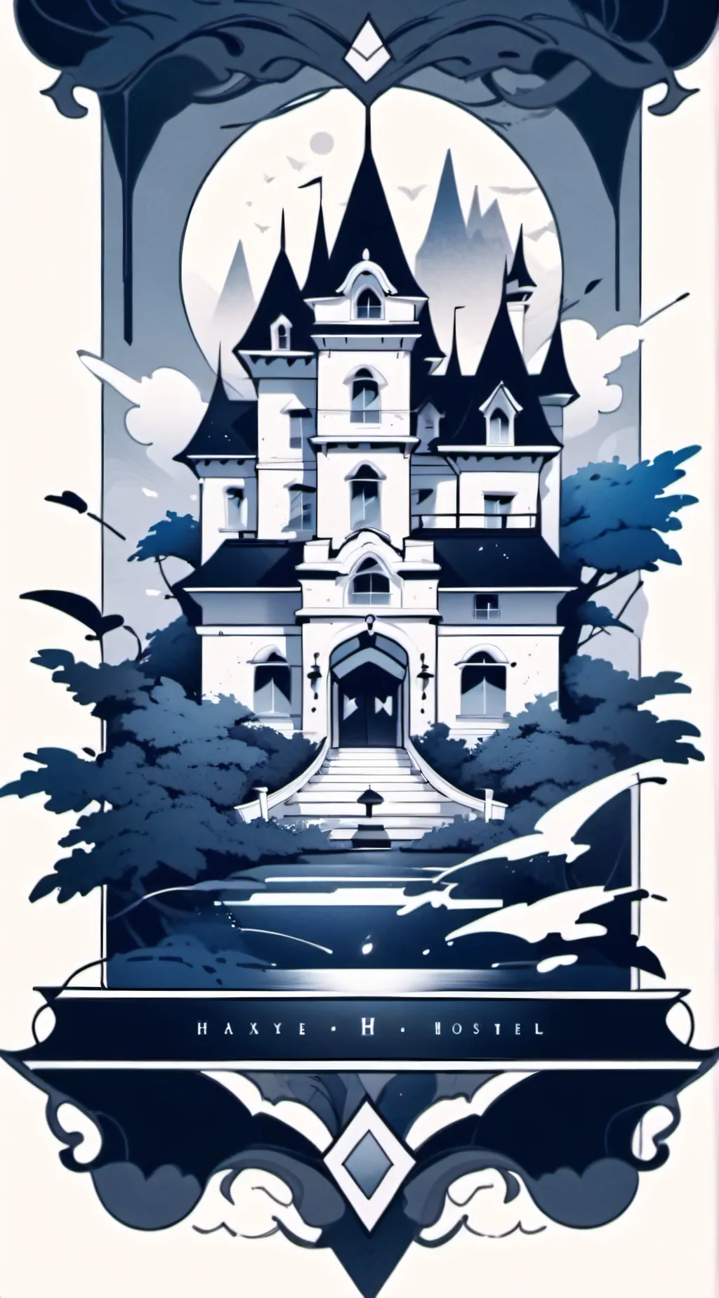 ai character: The hazbin hotel background