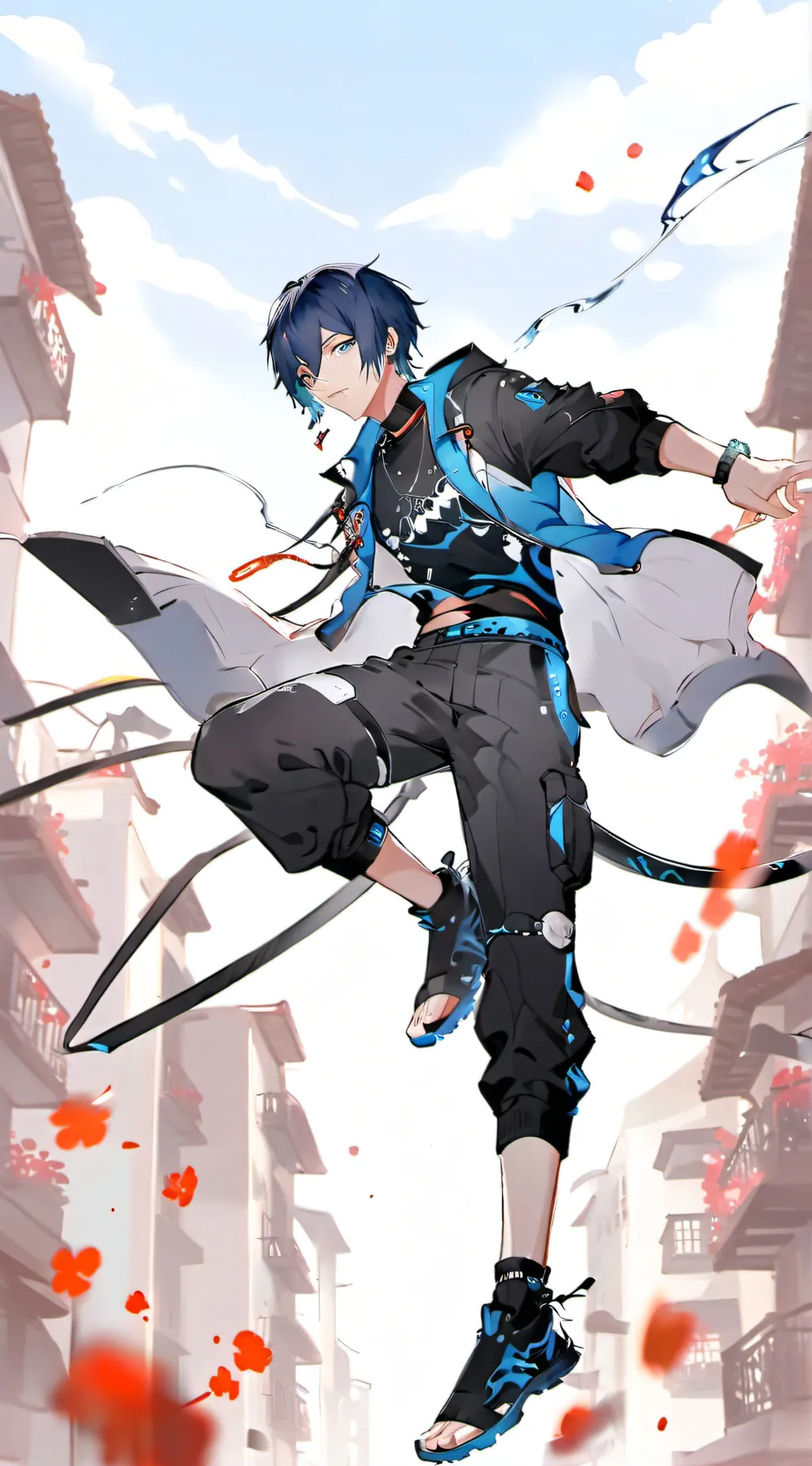 ai character: demon slayer background