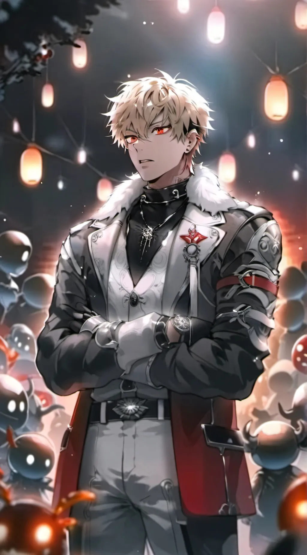 ai character: bakugo (again)  background