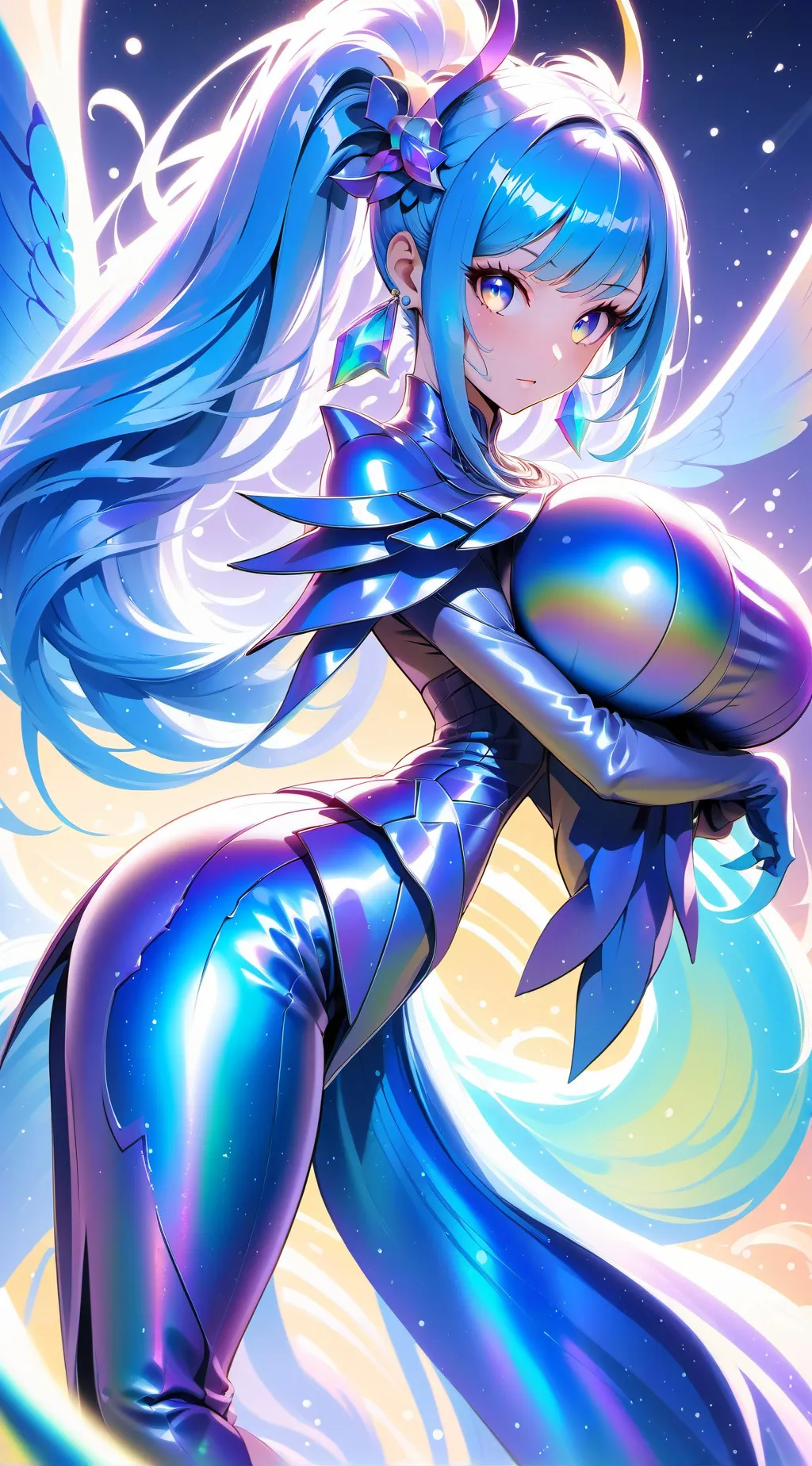 ai character: luna background