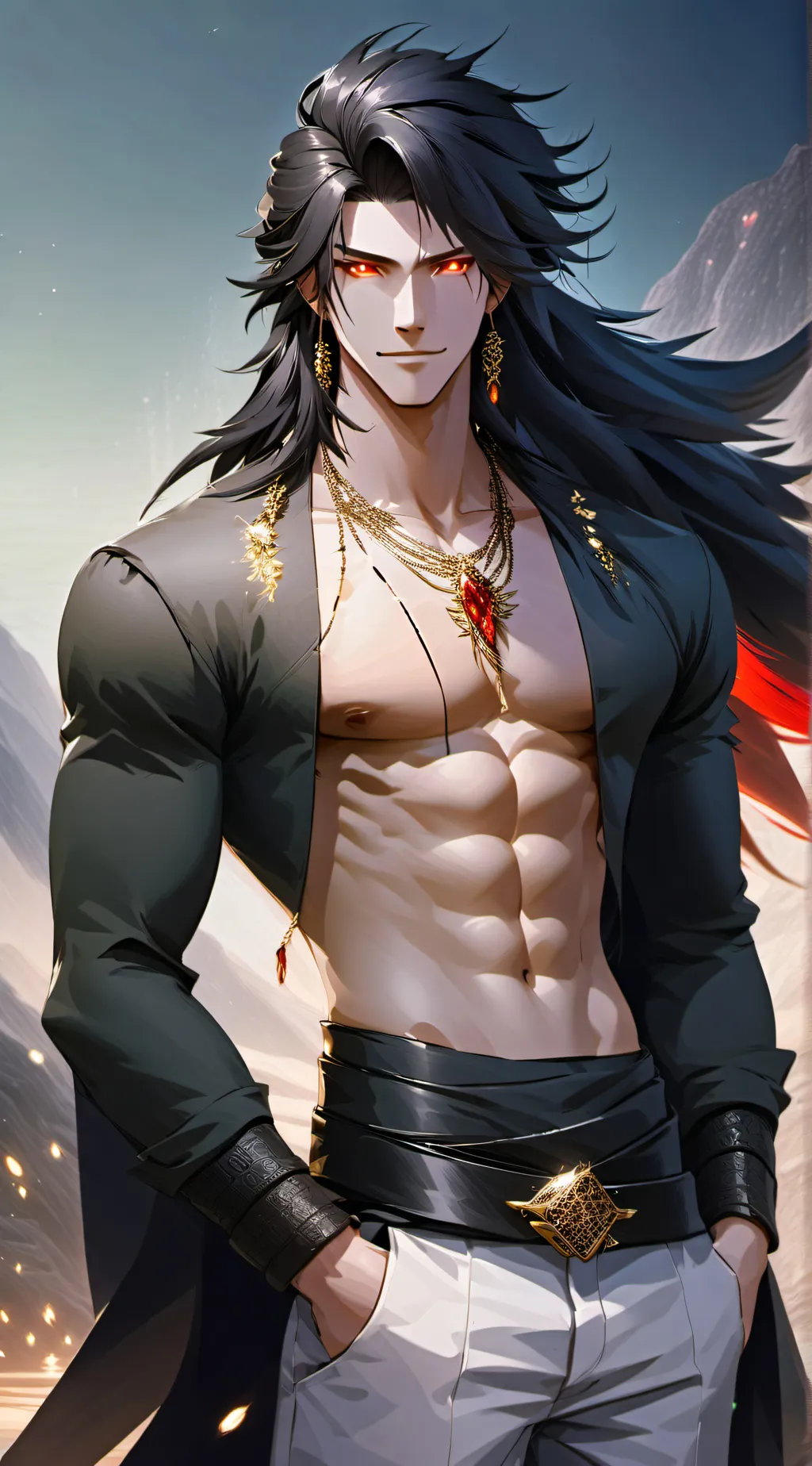 ai character: Nathaniel  background