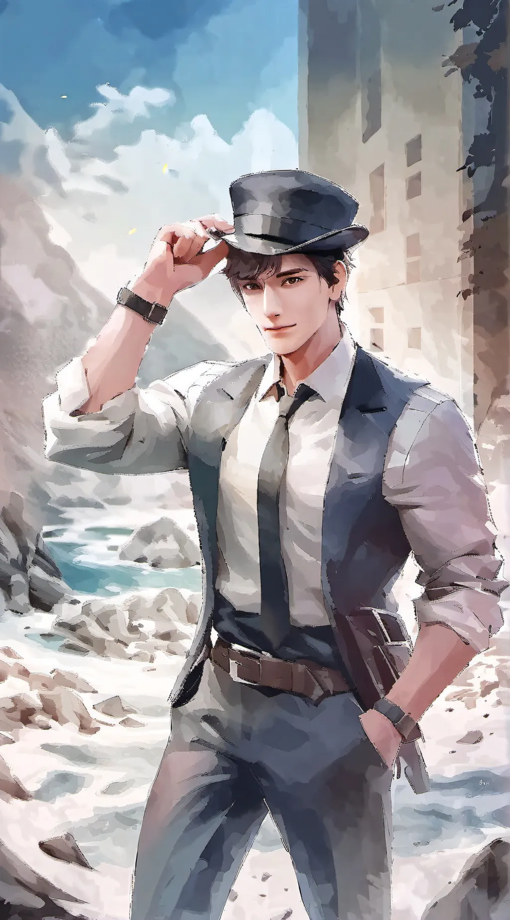 ai character: Dencio  background