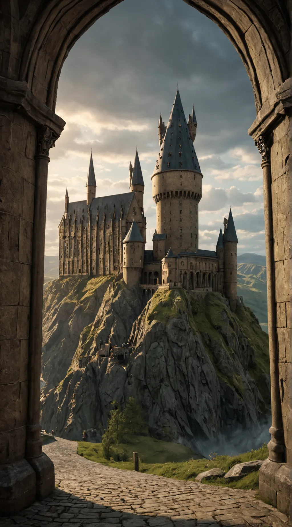 ai character: Hogwarts background
