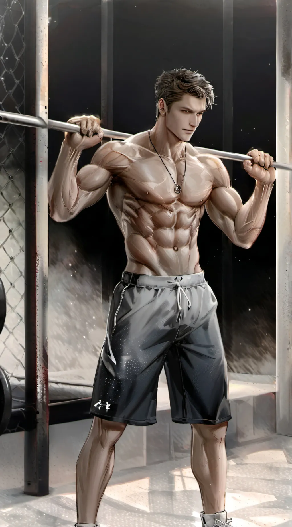 ai character: alone background