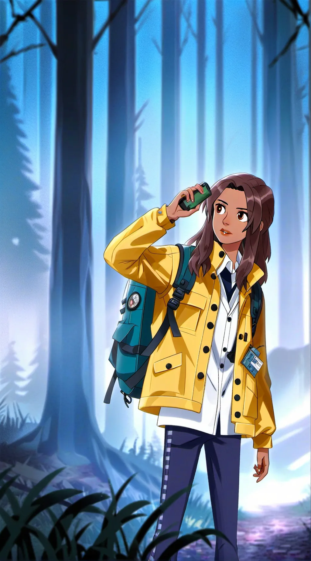 ai character: Riley poverly background