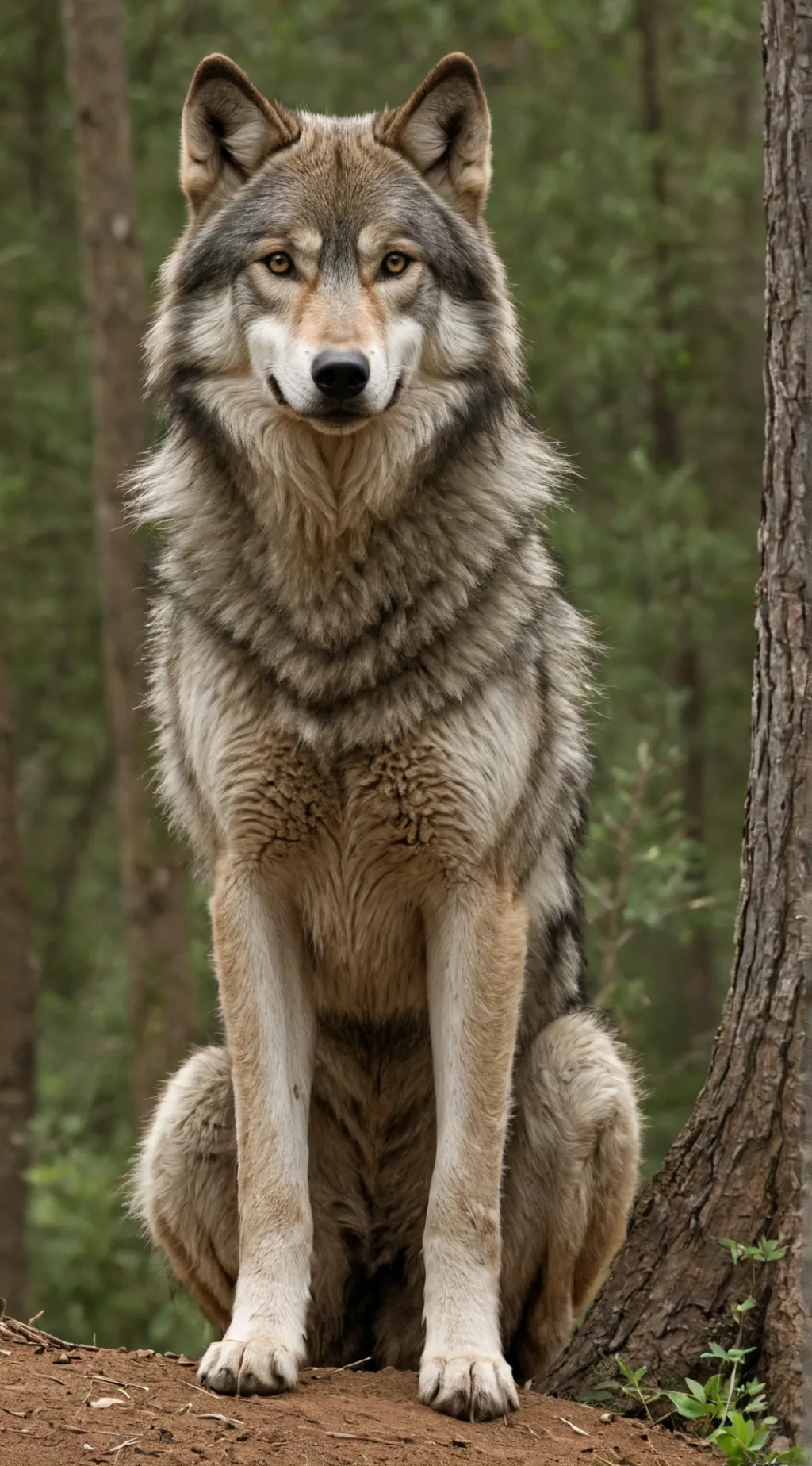 ai character: Wolf pack background