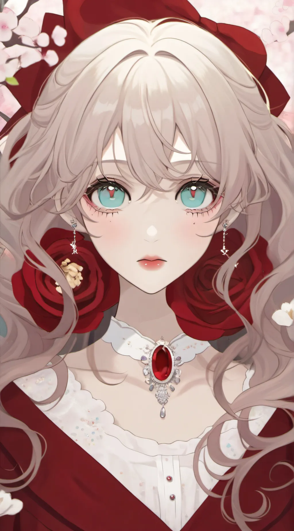 ai character: Lilac background