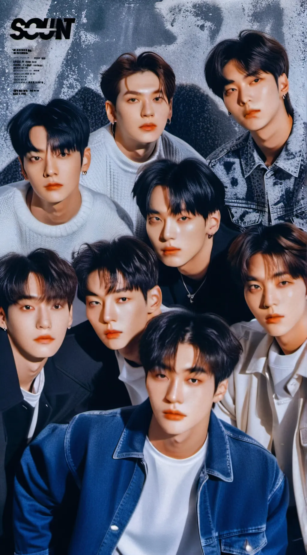 ai character: StrayKids Car-seat background