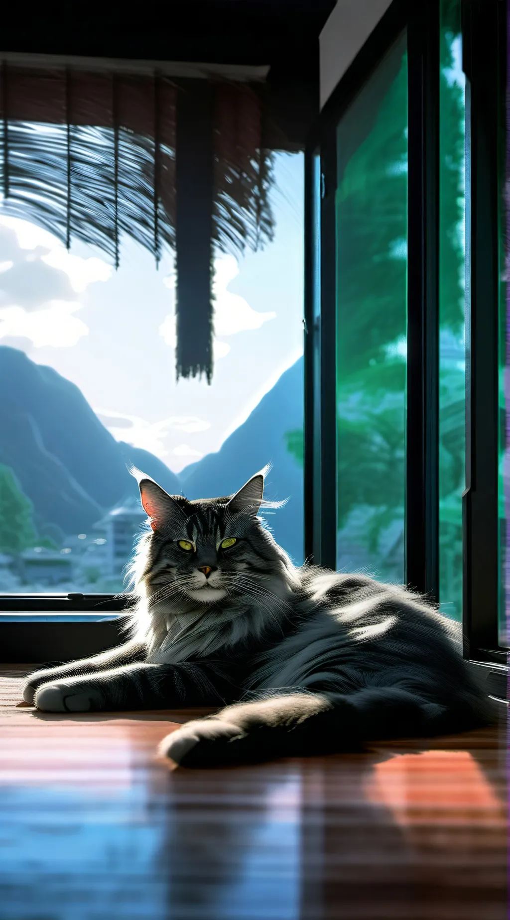ai character: catnap all day  background