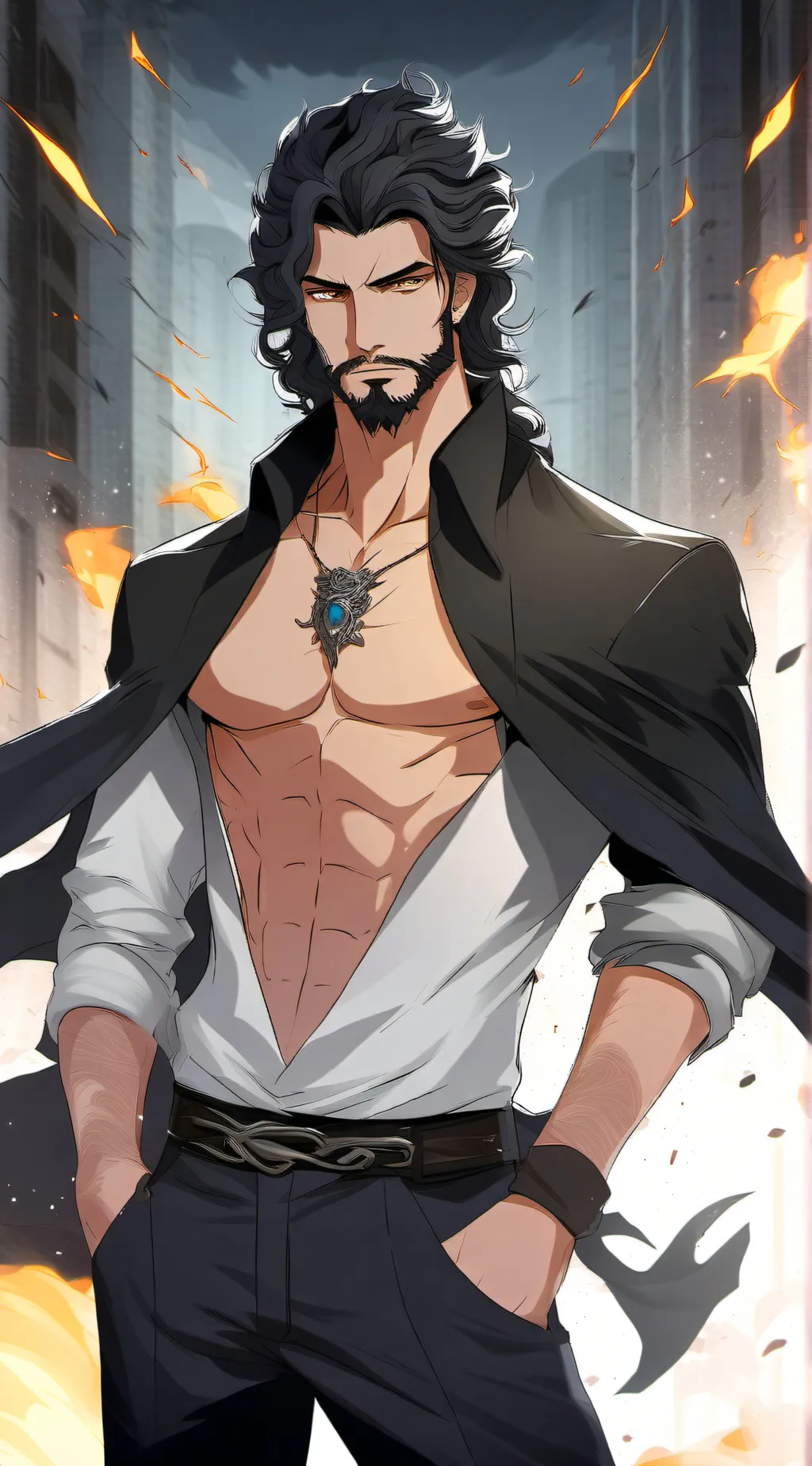 ai character: Hades background