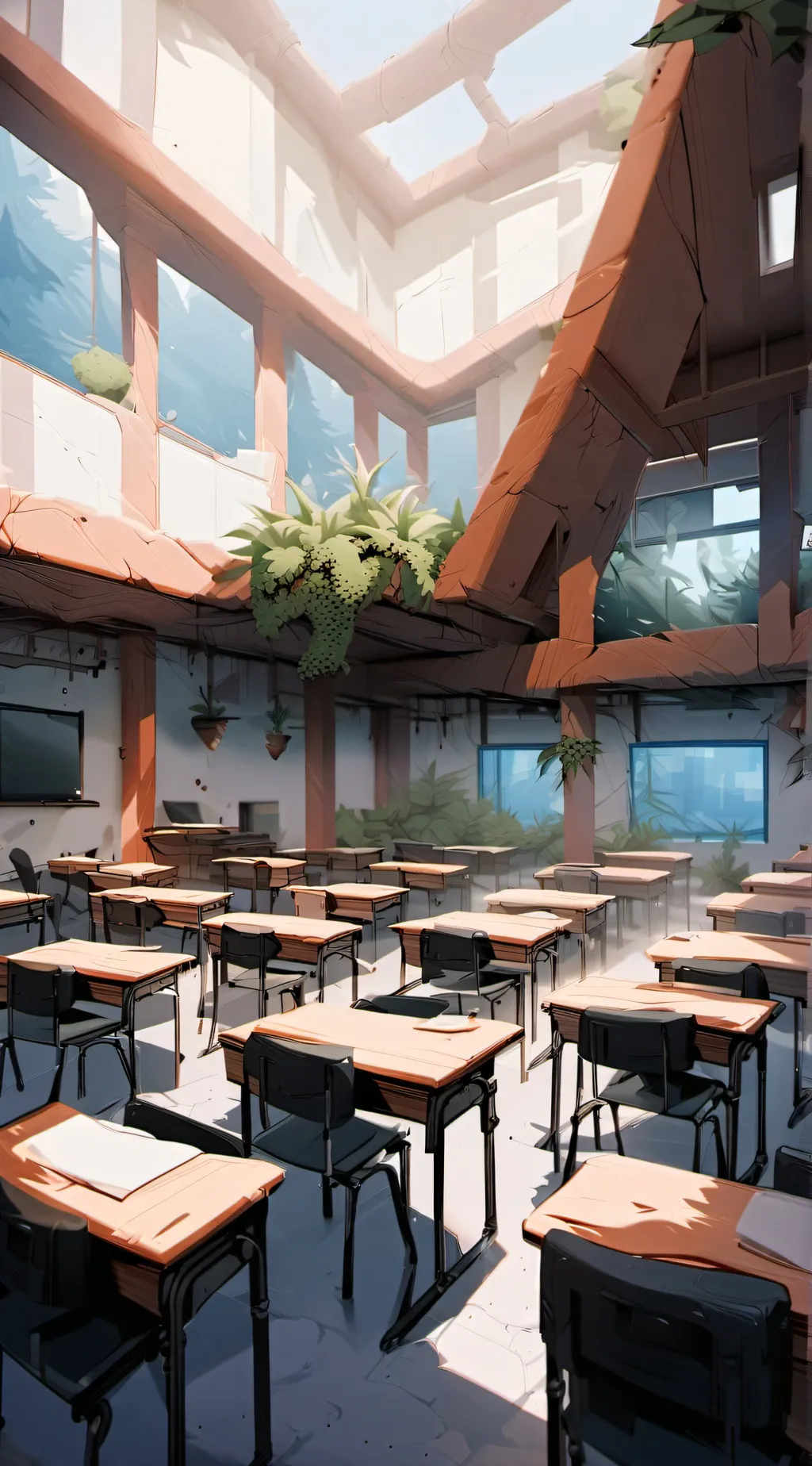 ai character: my school!!! background