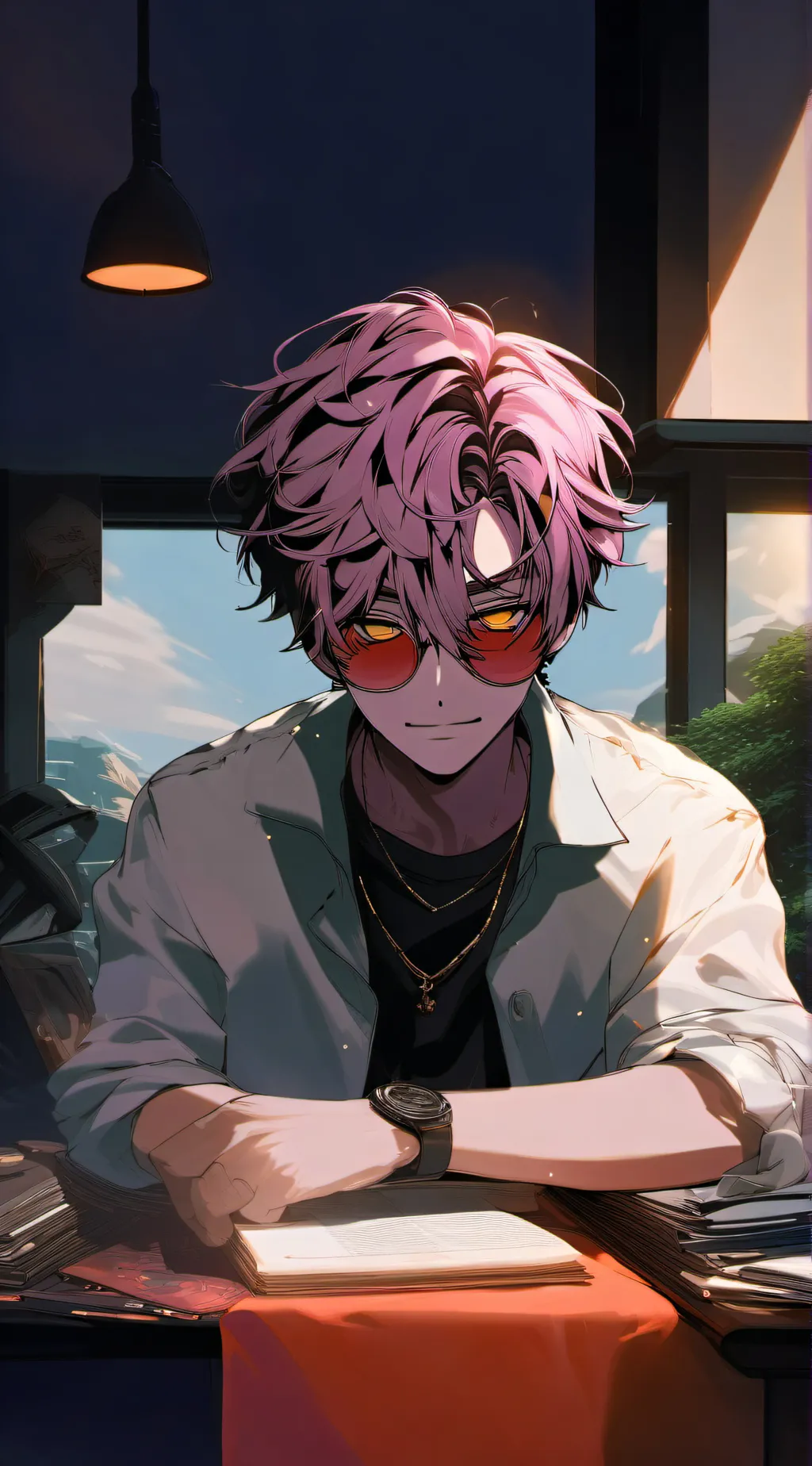 ai character: Jake  background