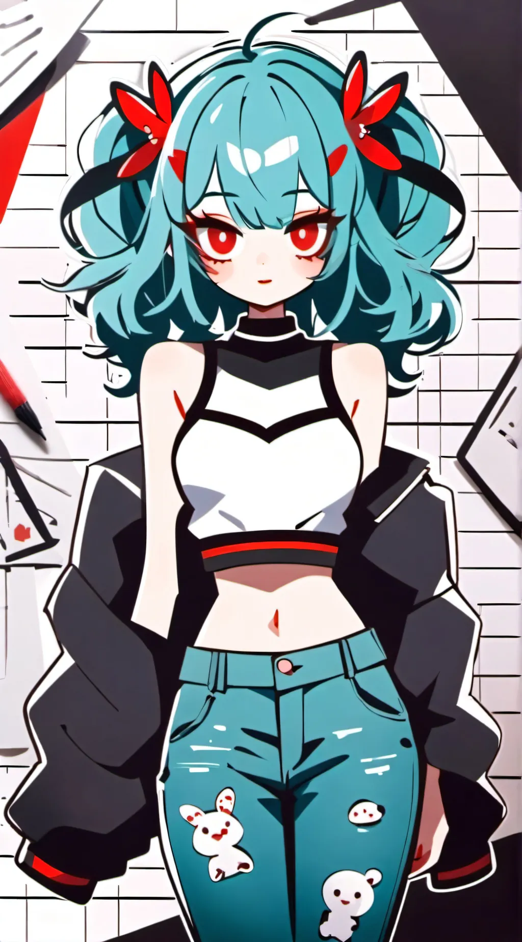 ai character: mhs fight  background