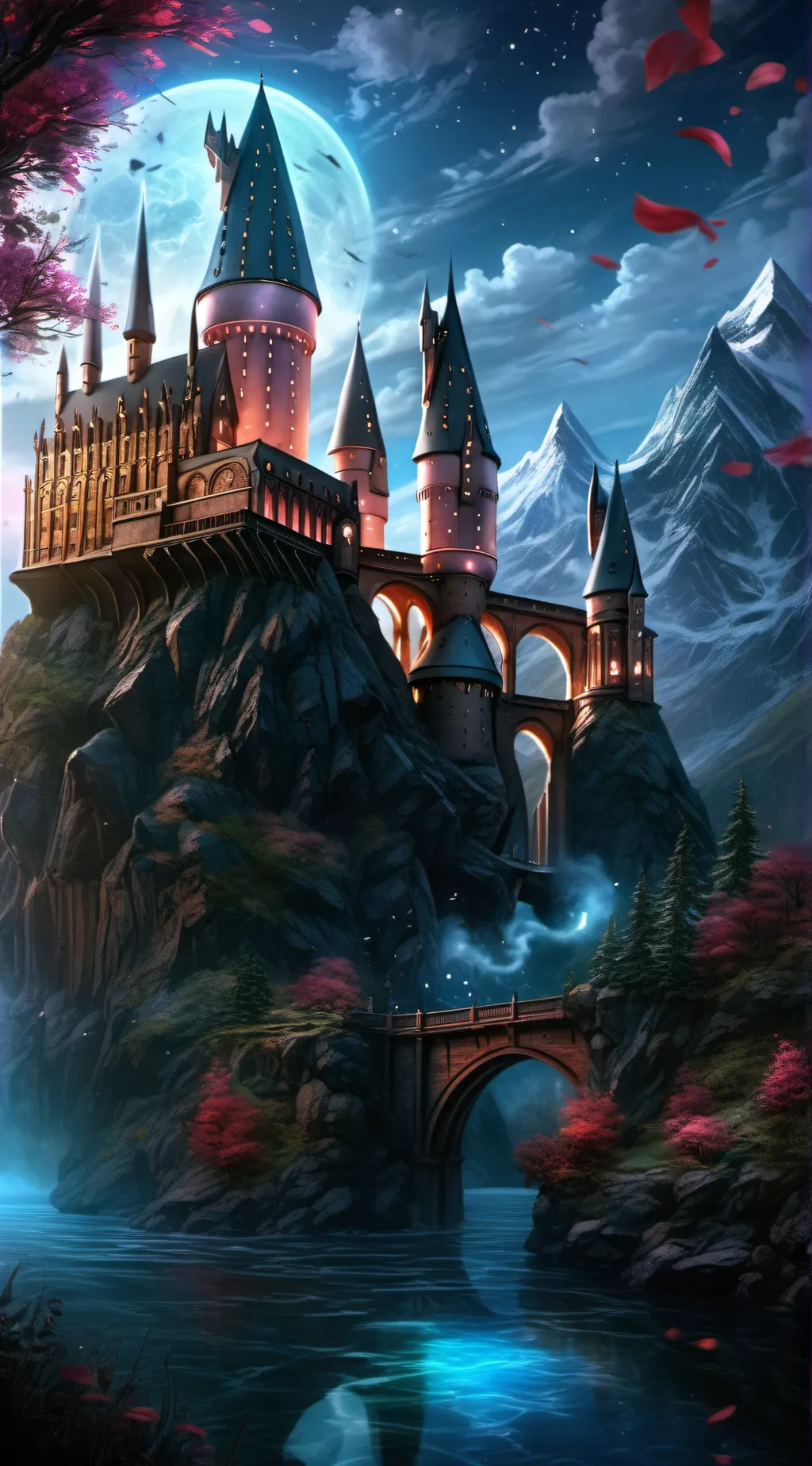 ai character: Hogwarts background
