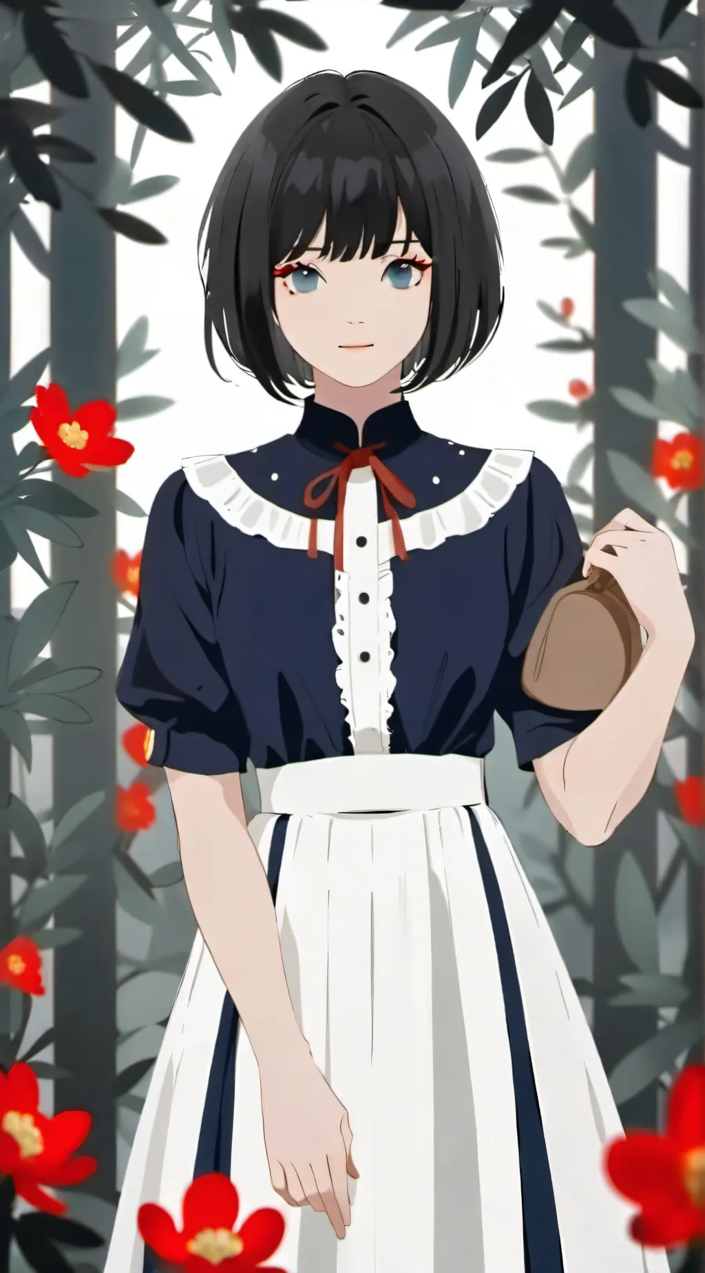 ai character: mamak mina. background