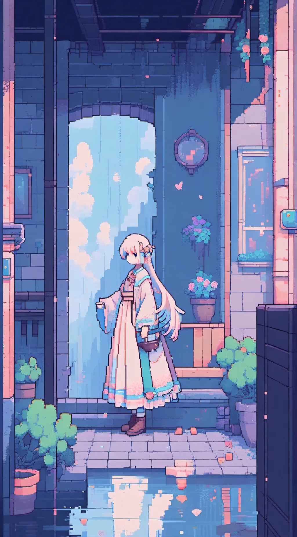 ai character: Angel Dust background