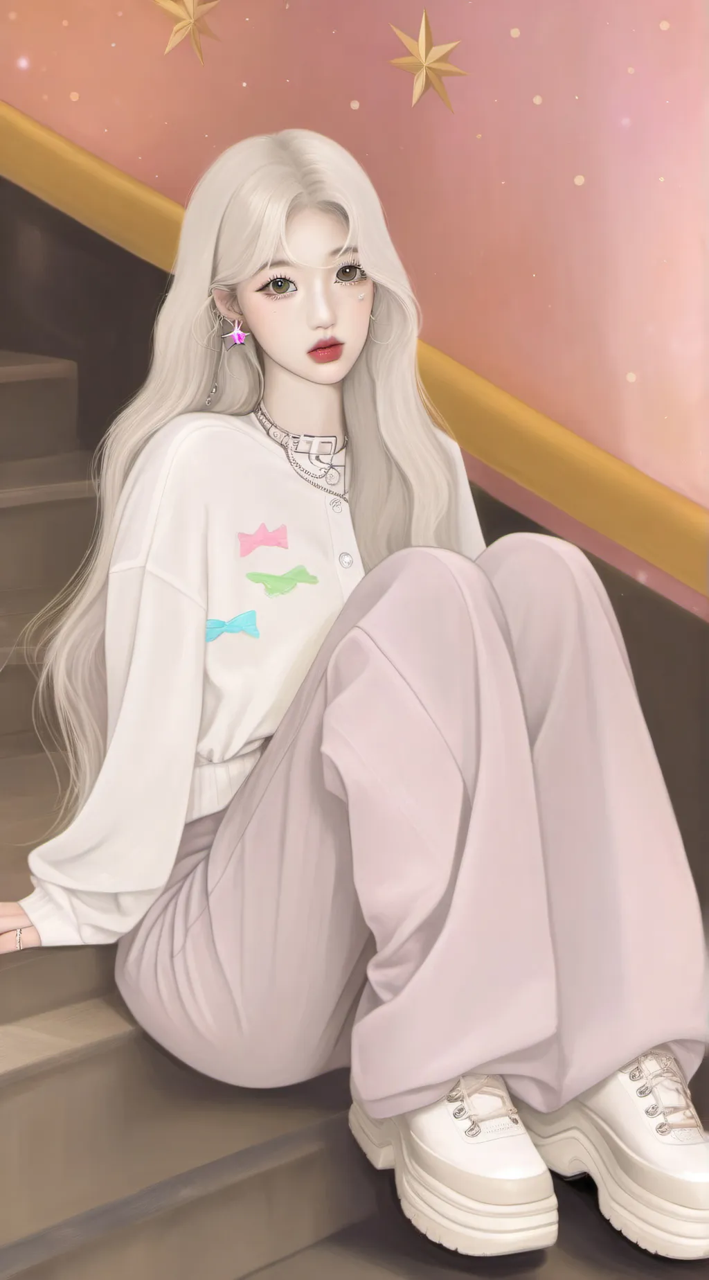 ai character: SKZ HAHAHAHAHA background