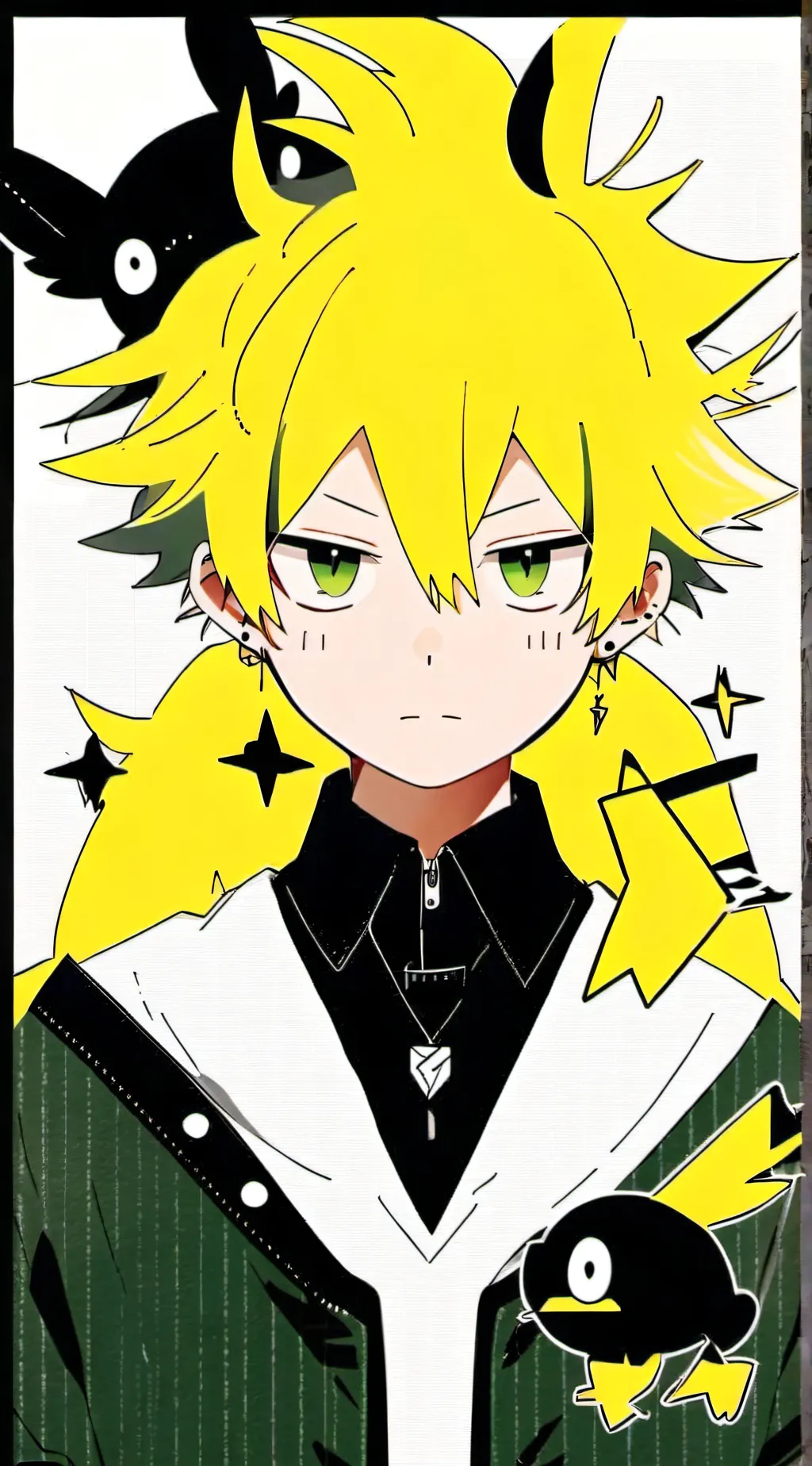 ai character: Denki background
