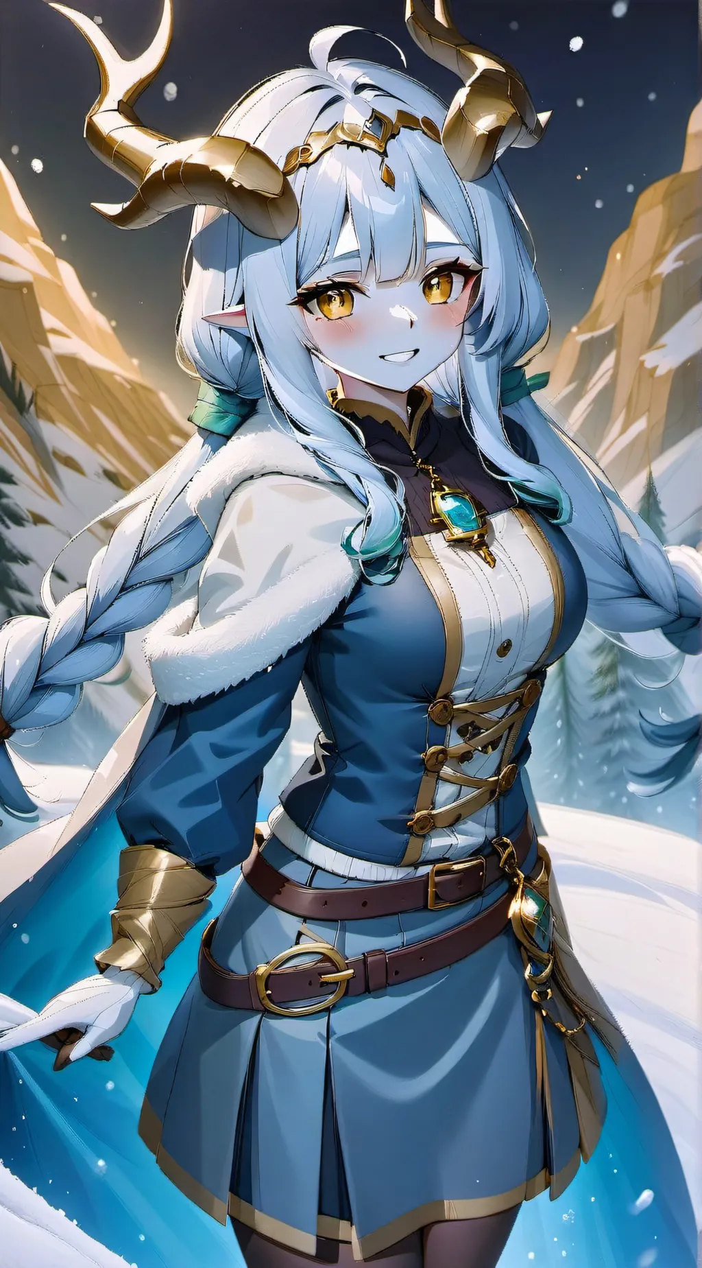 ai character: Alastria (Frost) background