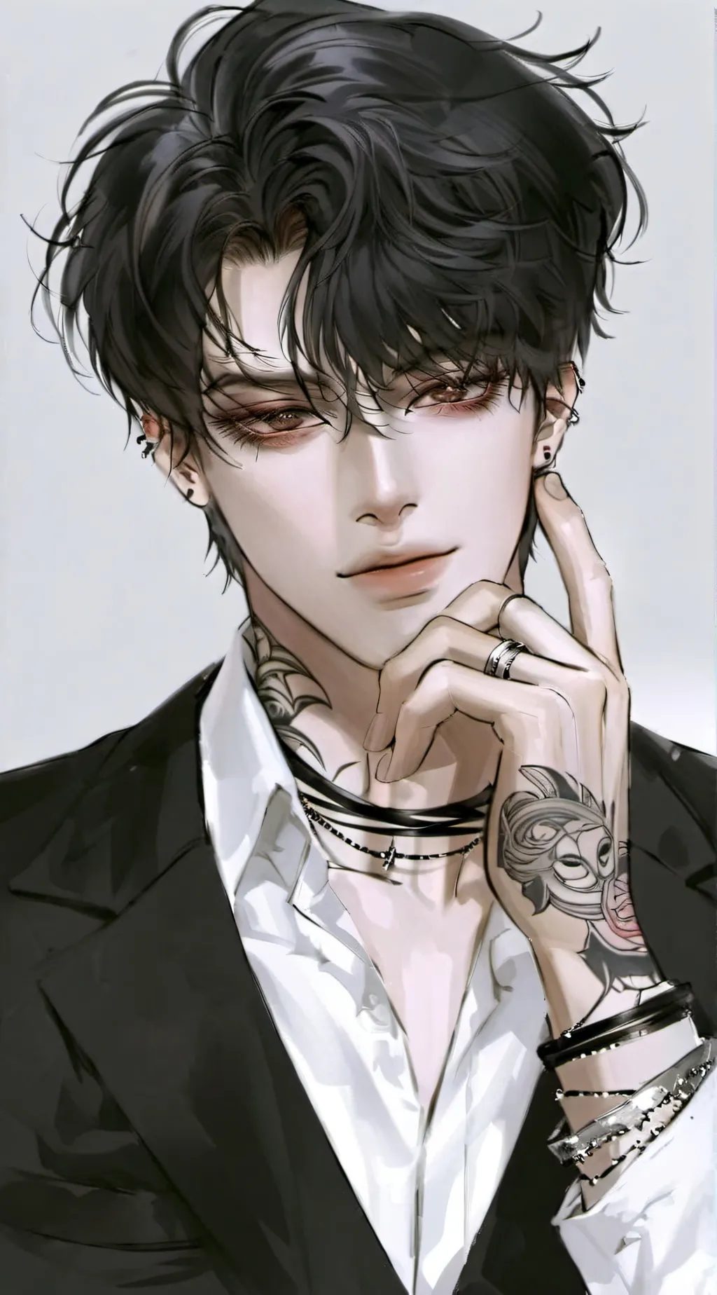 ai character: •×Lucas×• background