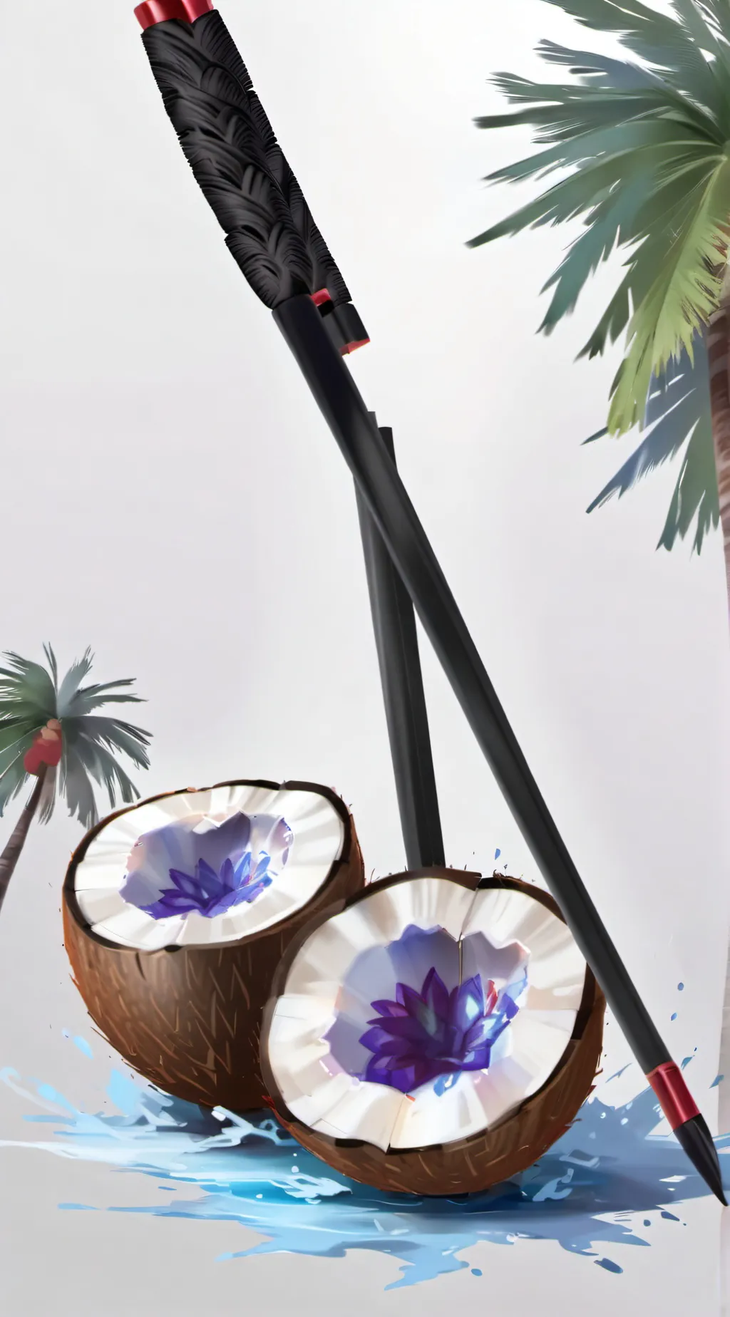 ai character: Coconut man background