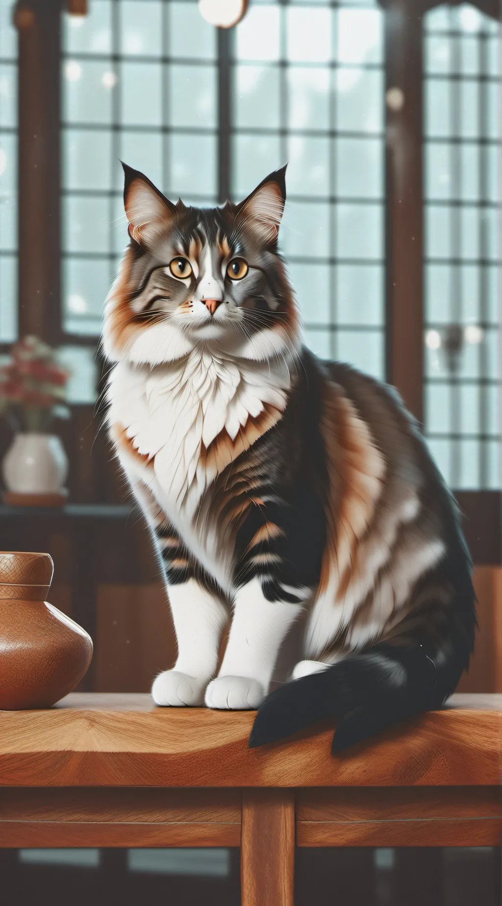 ai character: Your cat (Chip) background