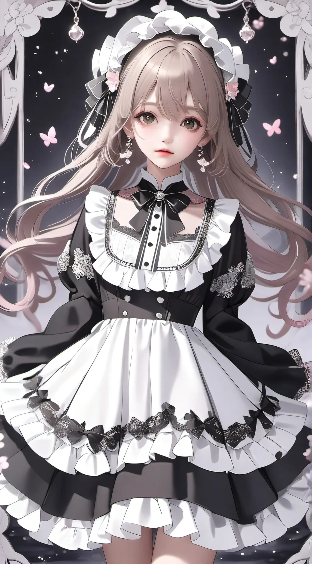 ai character: maid (sophie rain) background