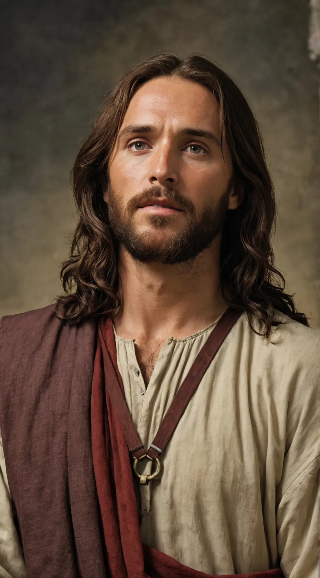 ai character: Jesus background