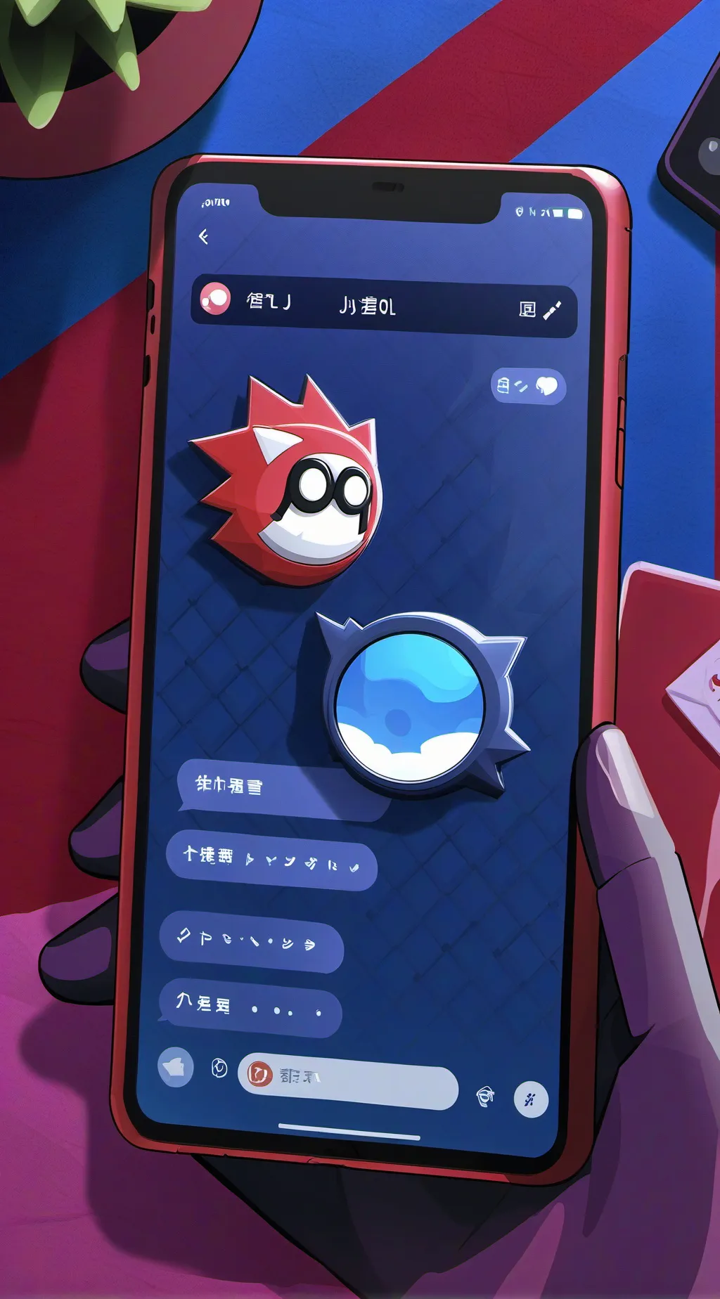 ai character: Q and A background