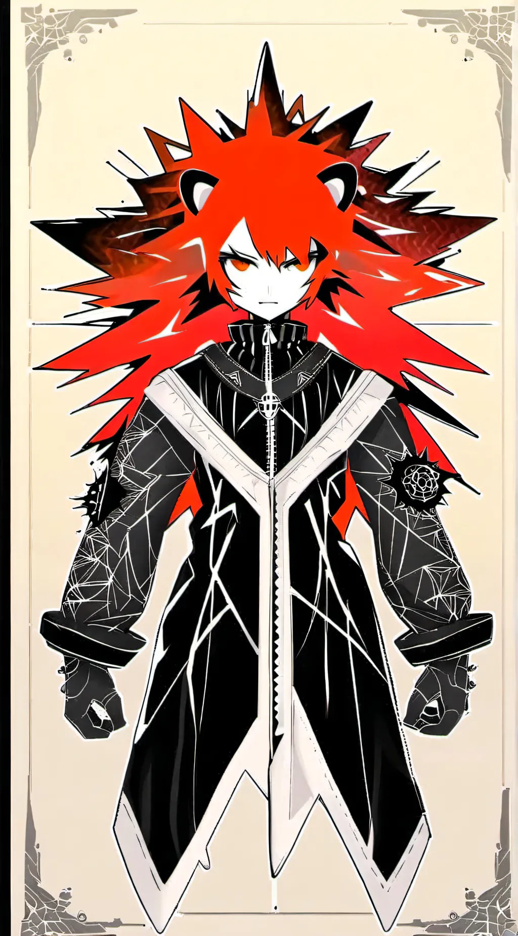 ai character: Shadow x mha background