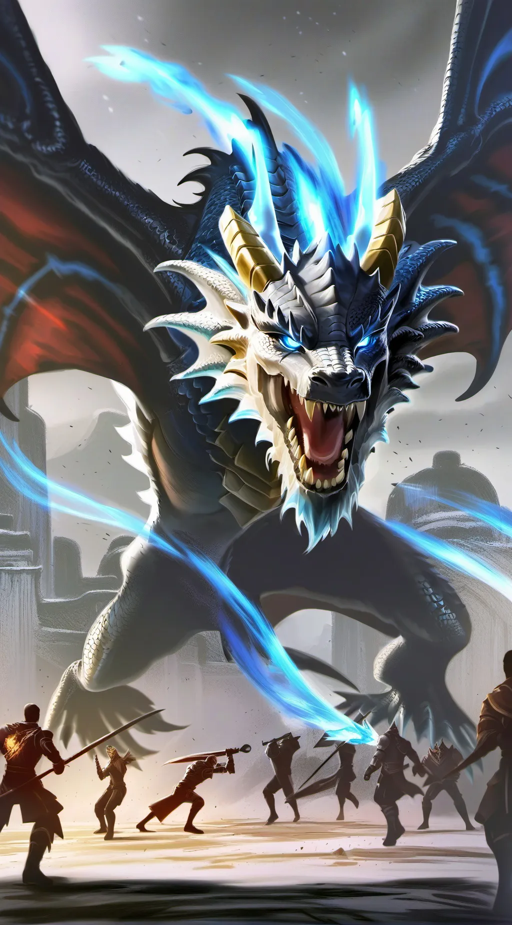 ai character: Wings of fire background