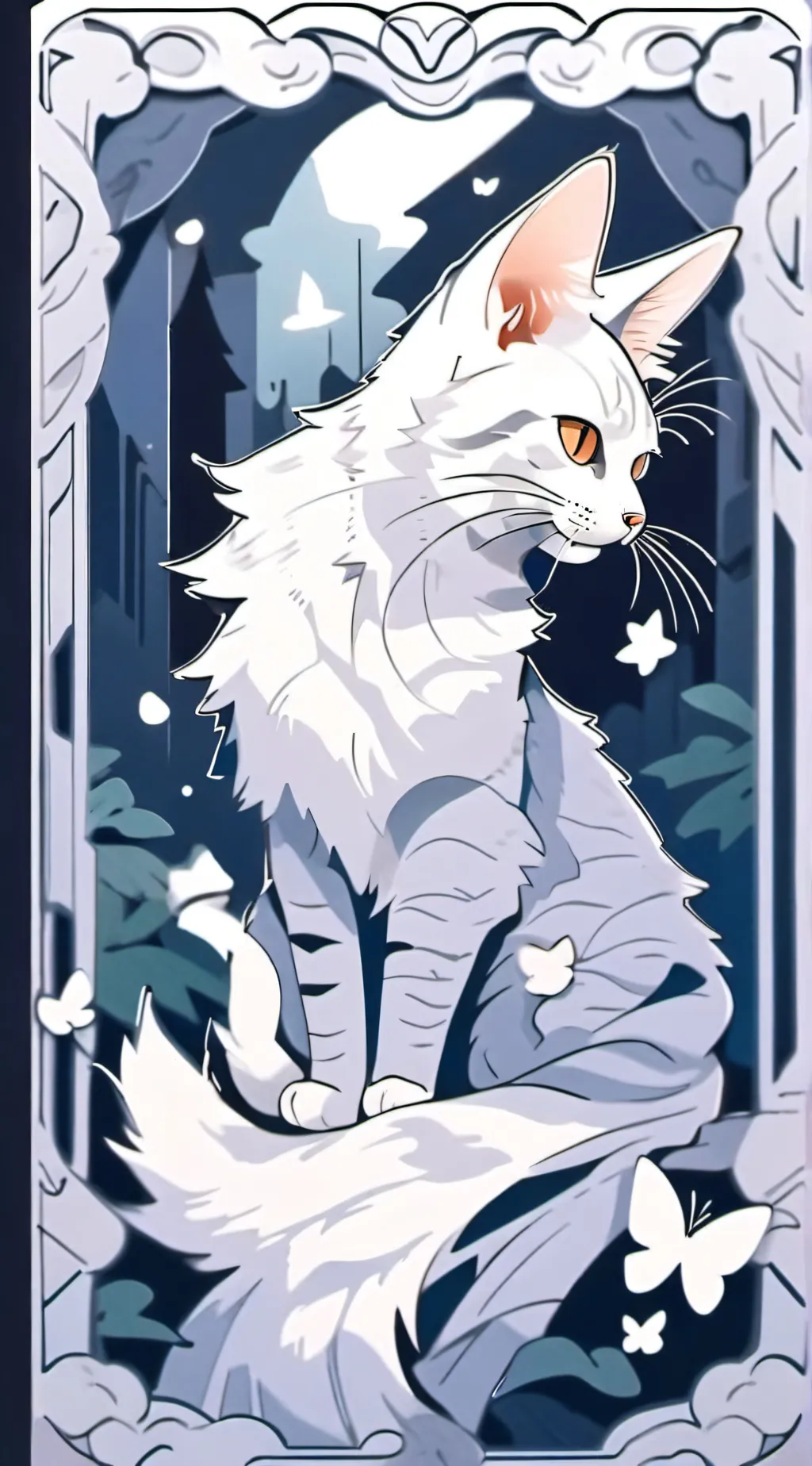 ai character: Cat (Biscuit) background