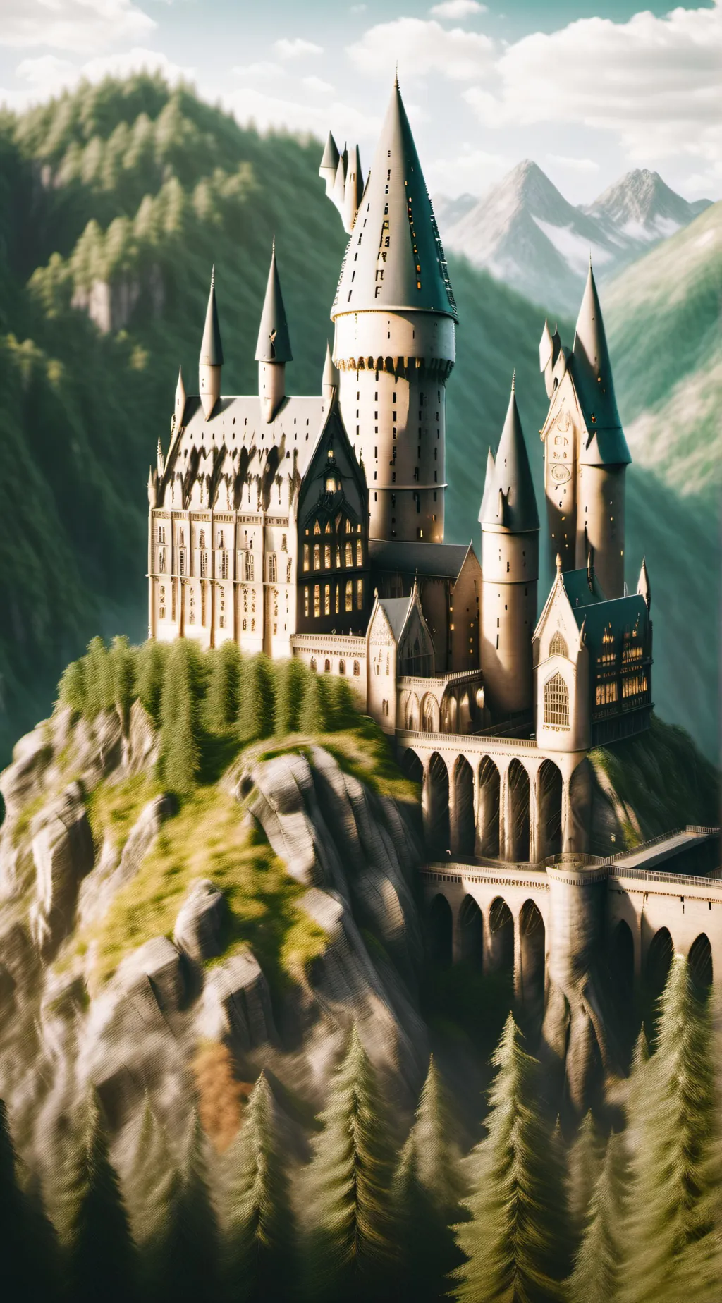 ai character: Hogwarts sleepover background