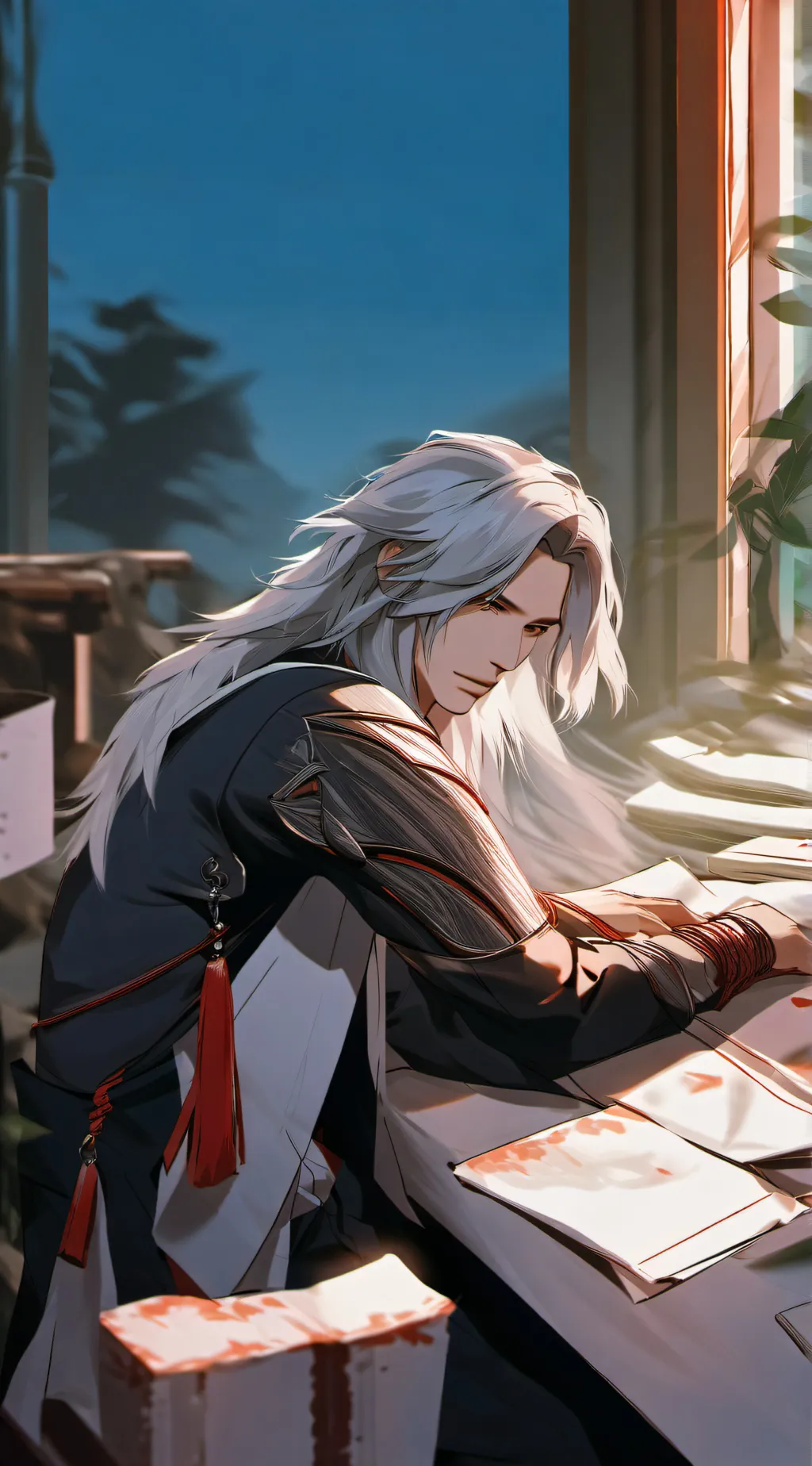 ai character: (BL) Favve background
