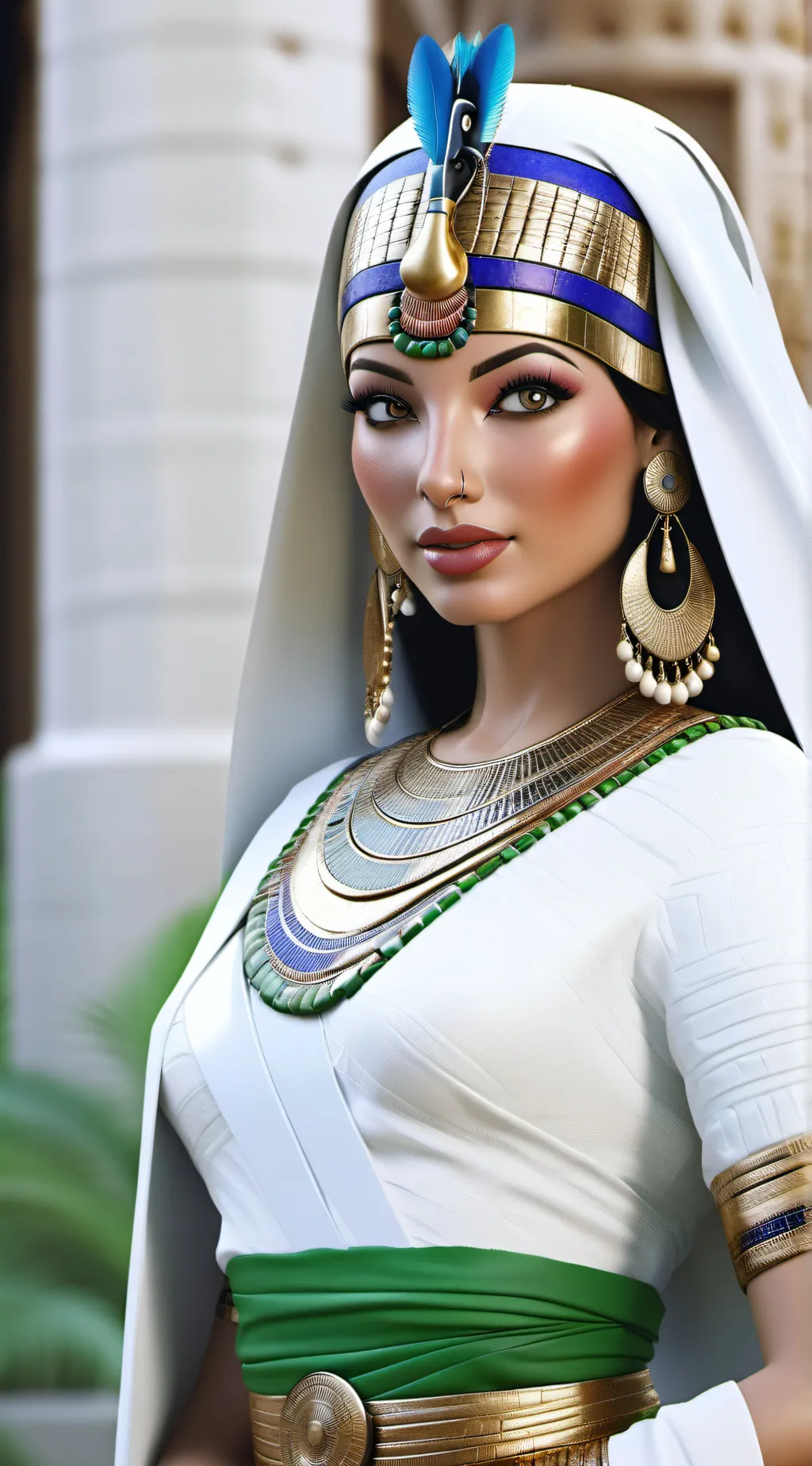 ai character: Cleopatra background