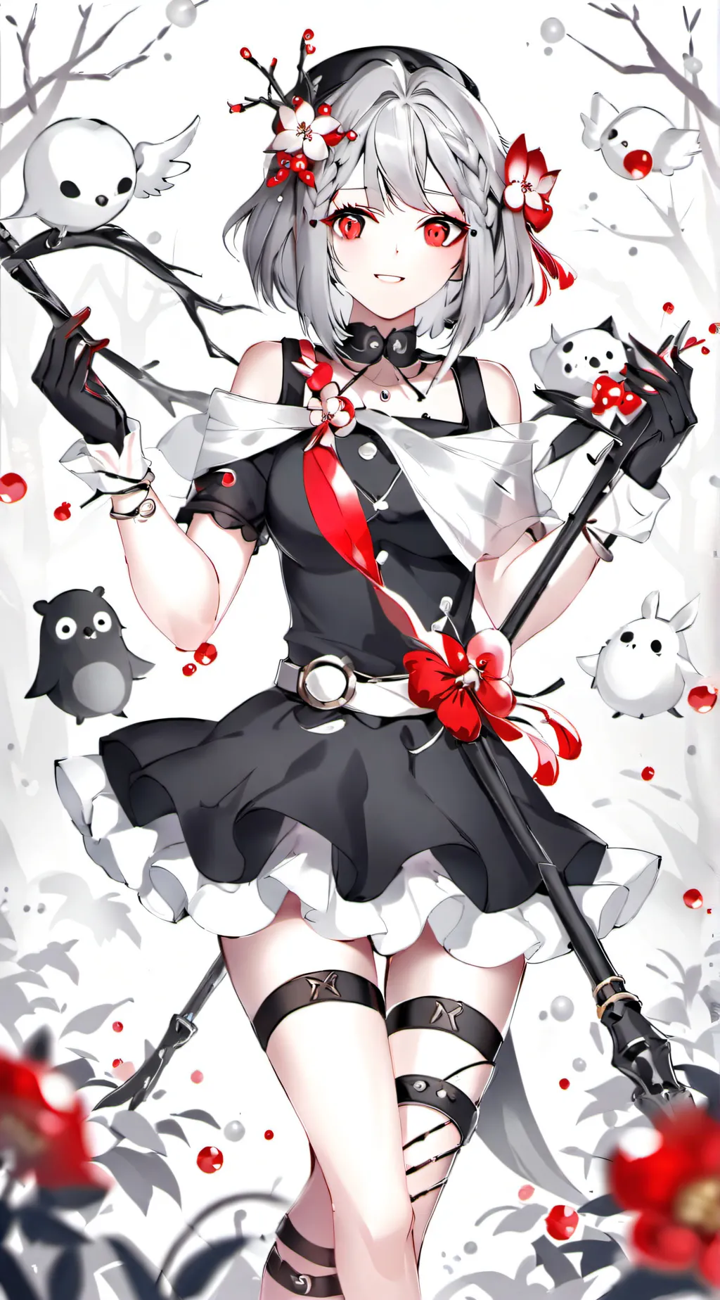 ai character: ♥ Queen of Cards ♣ background