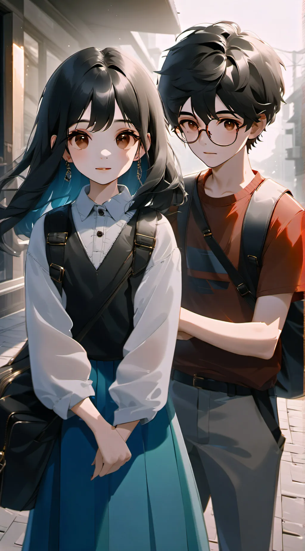 ai character: Rishad and Raven background