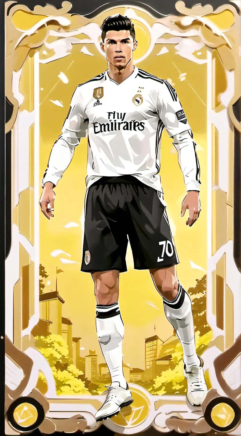 ai character: ronaldo background