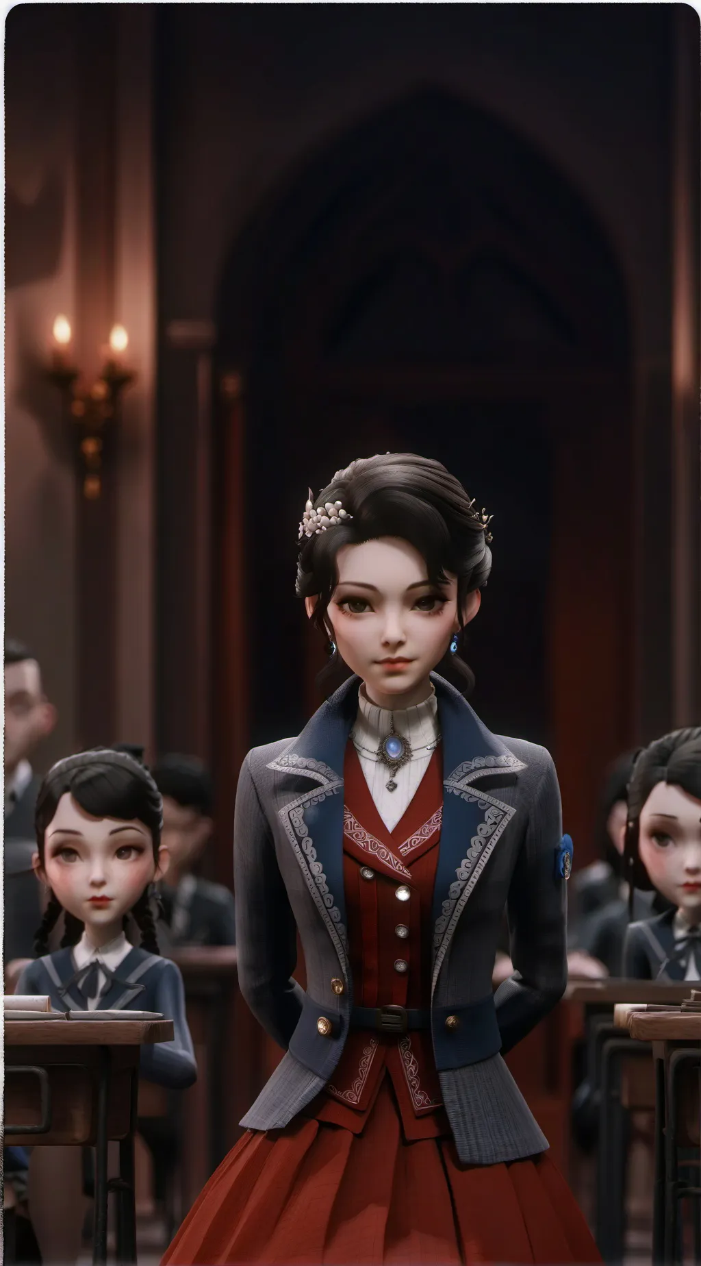 ai character: School :D background
