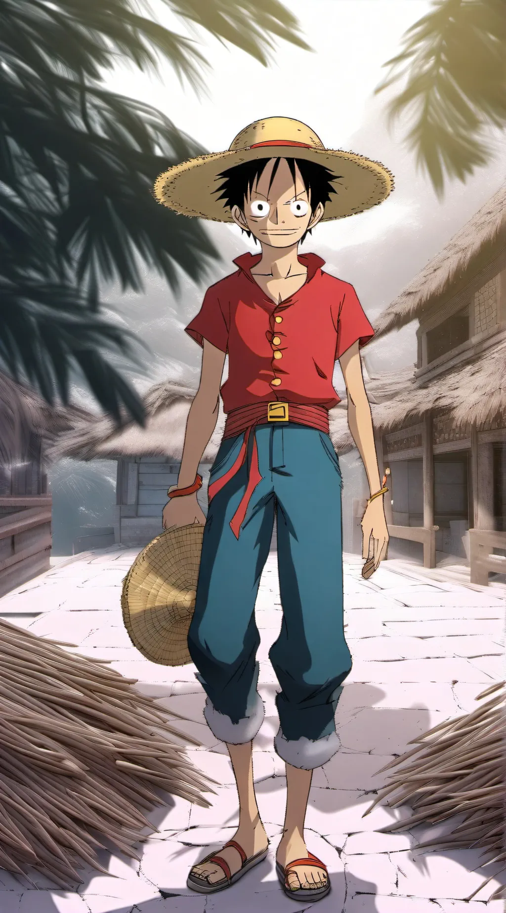 ai character: The StrawHats Crew background