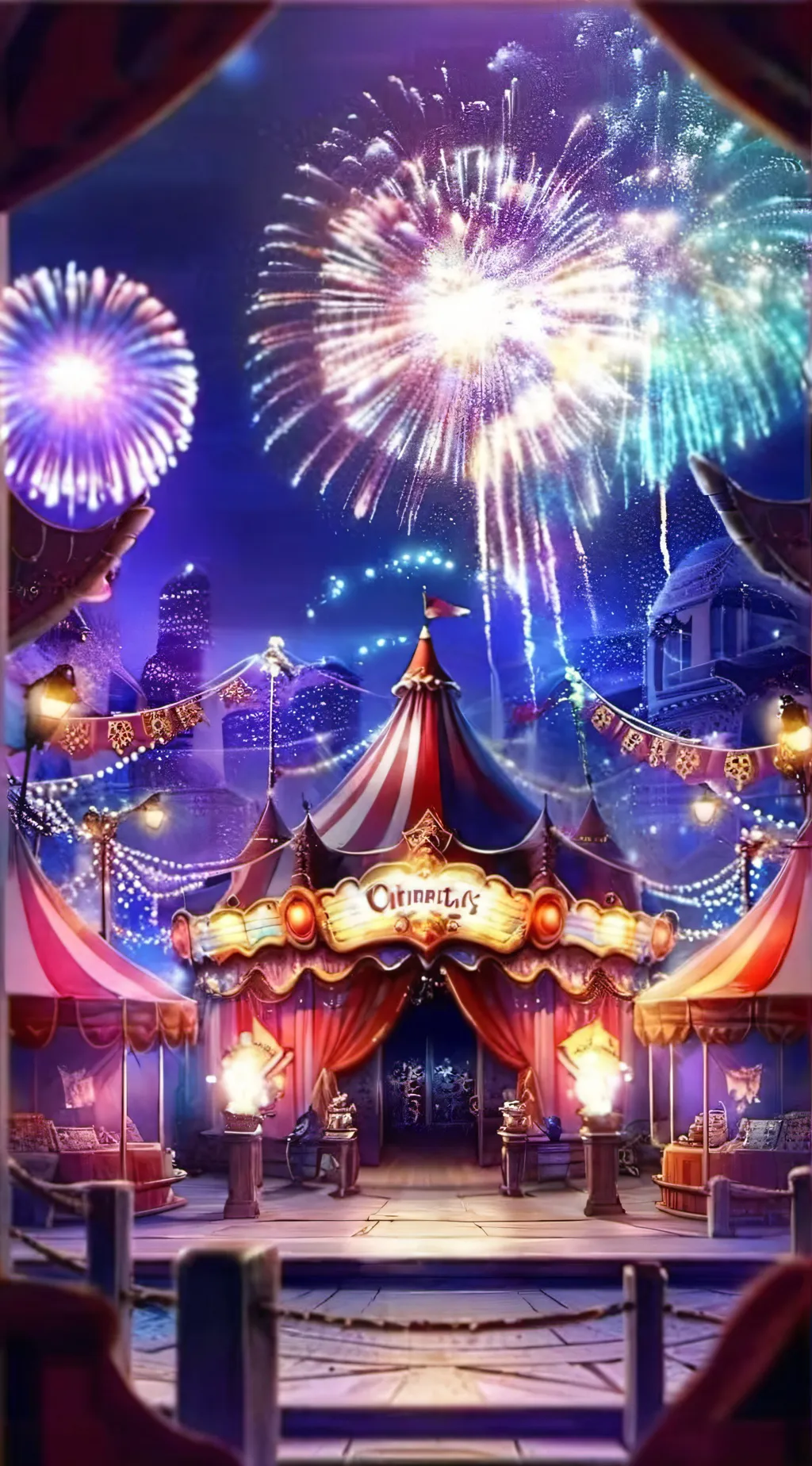 ai character: ✨Circus✨ background
