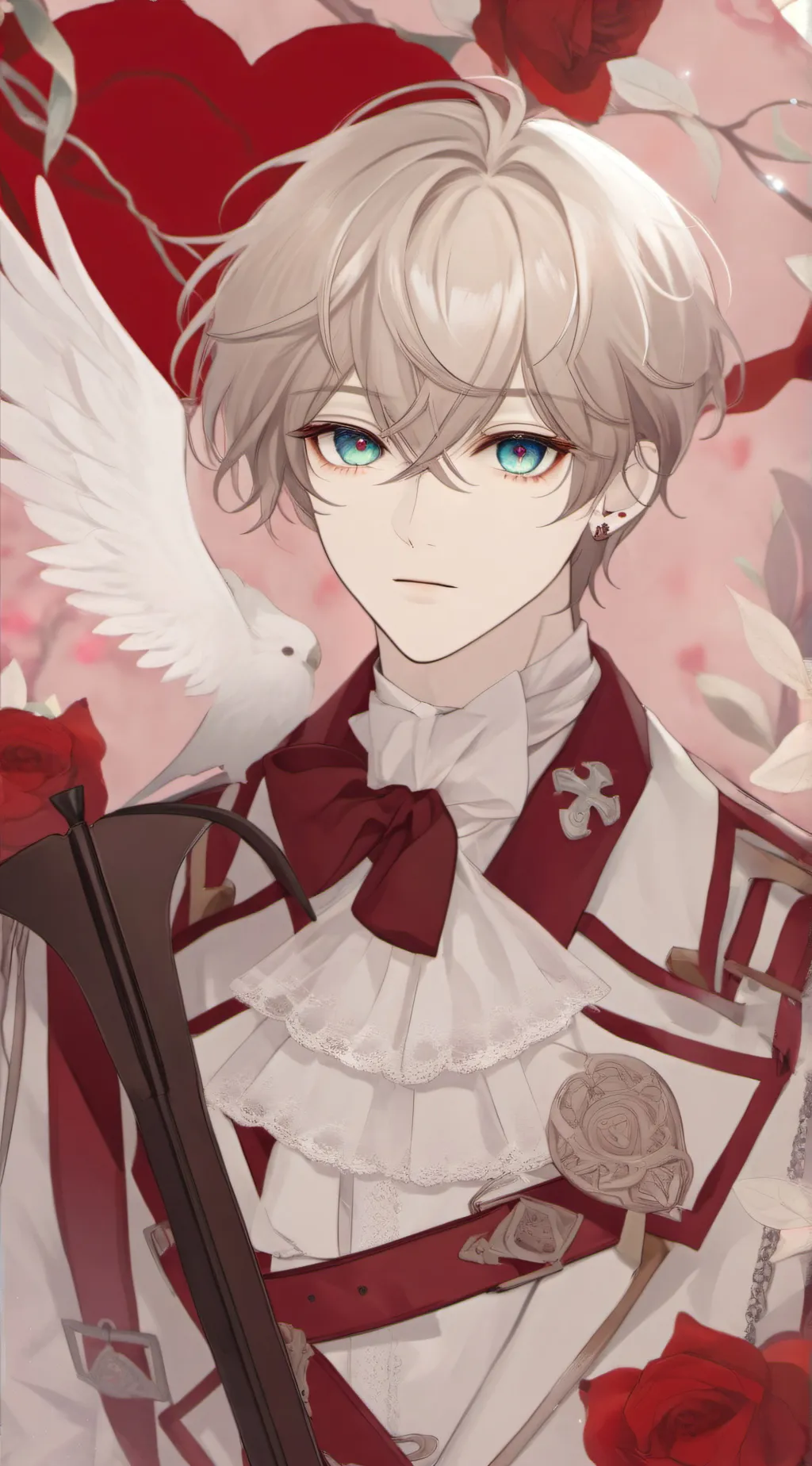 ai character: ❤️ : . 𝒜𝑎𝑟𝑜𝑛 . :❤️ background