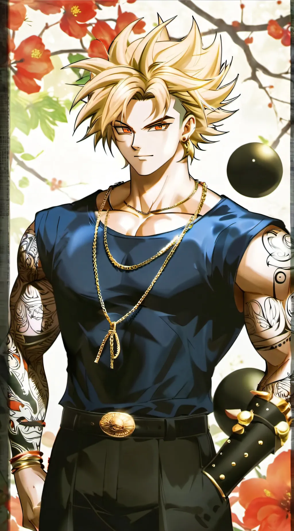 ai character: one punch man  background