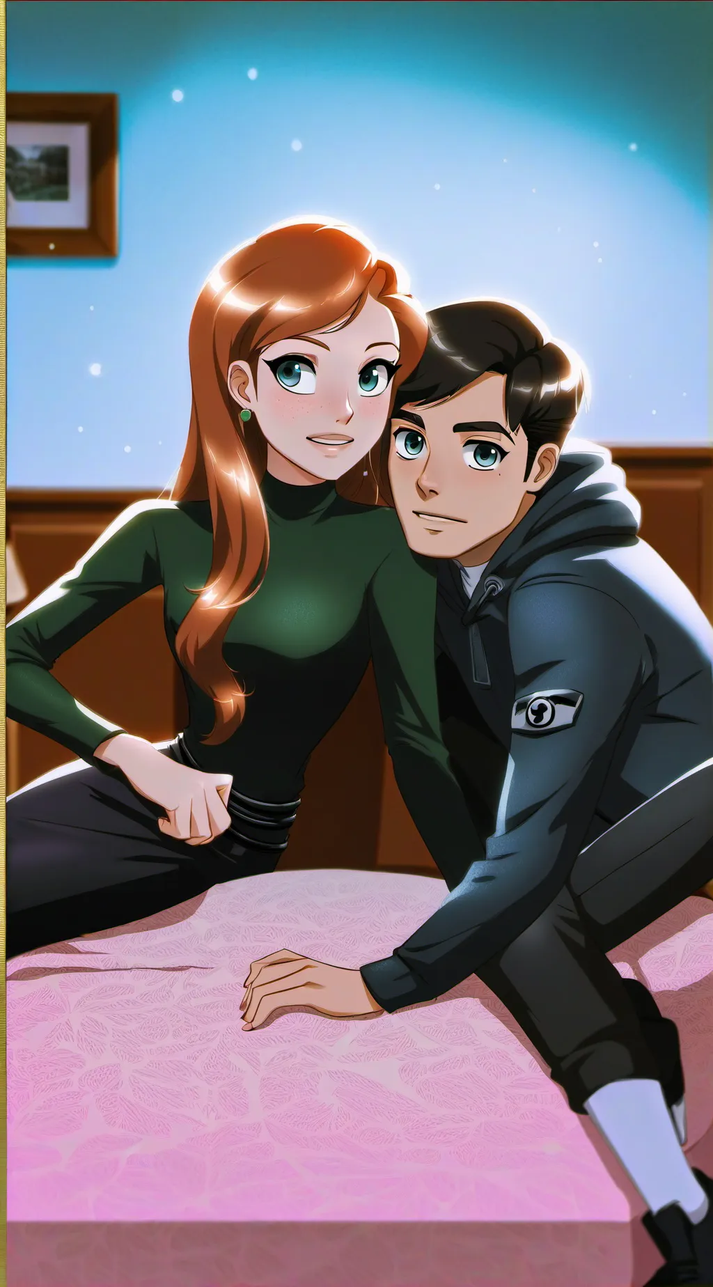 ai character: kim possible  background