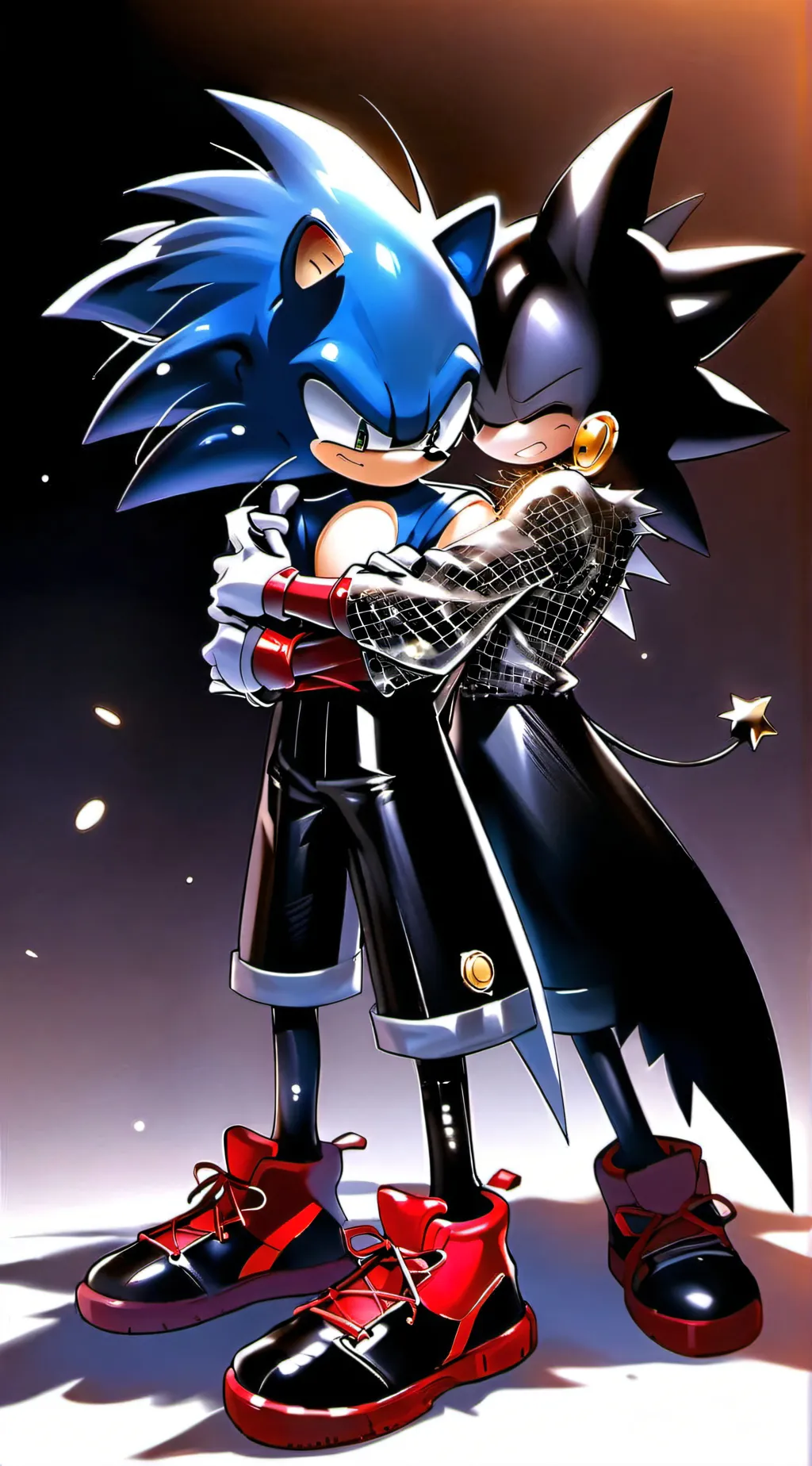 ai character: sonadow  background