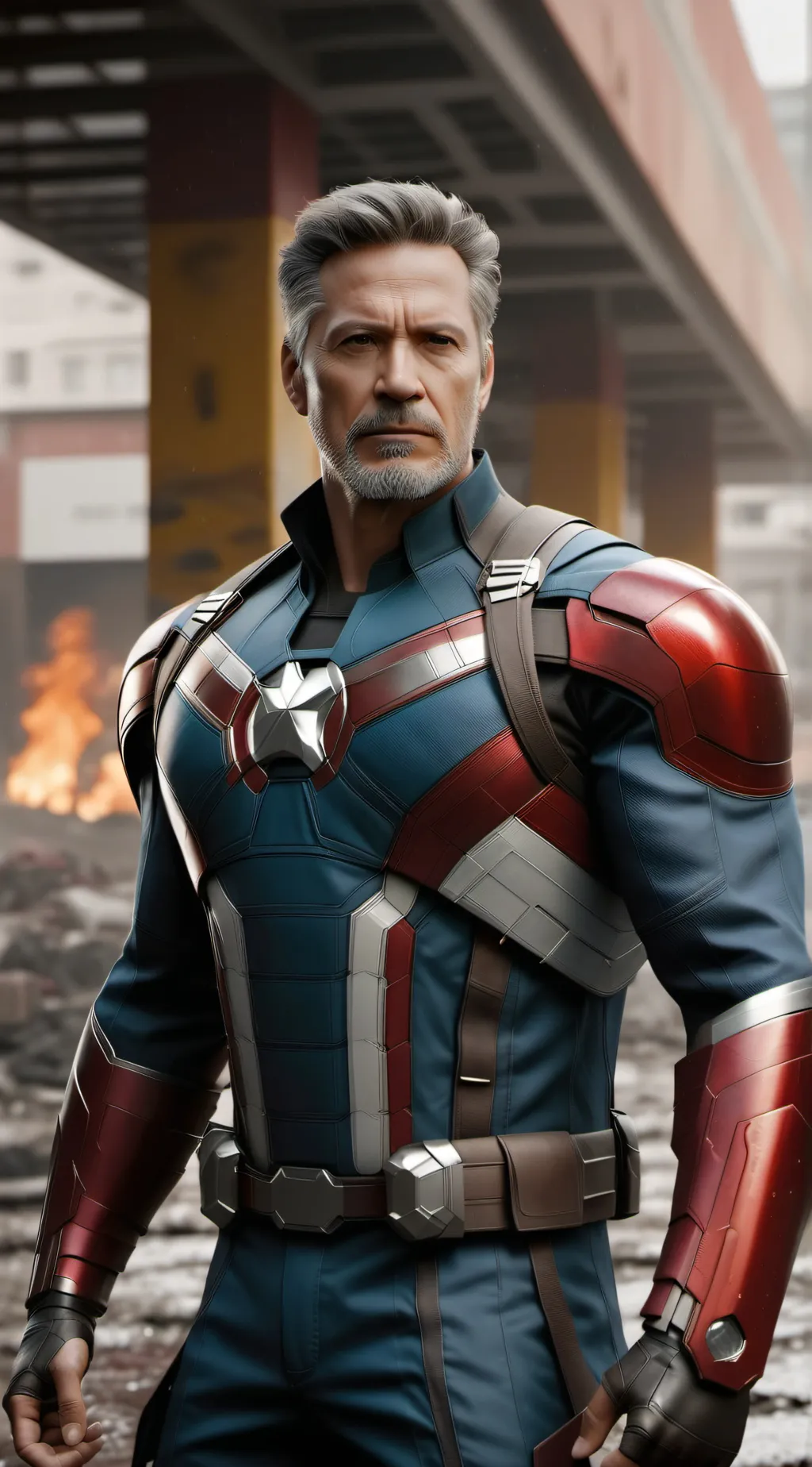 ai character: tony stark(battle) background